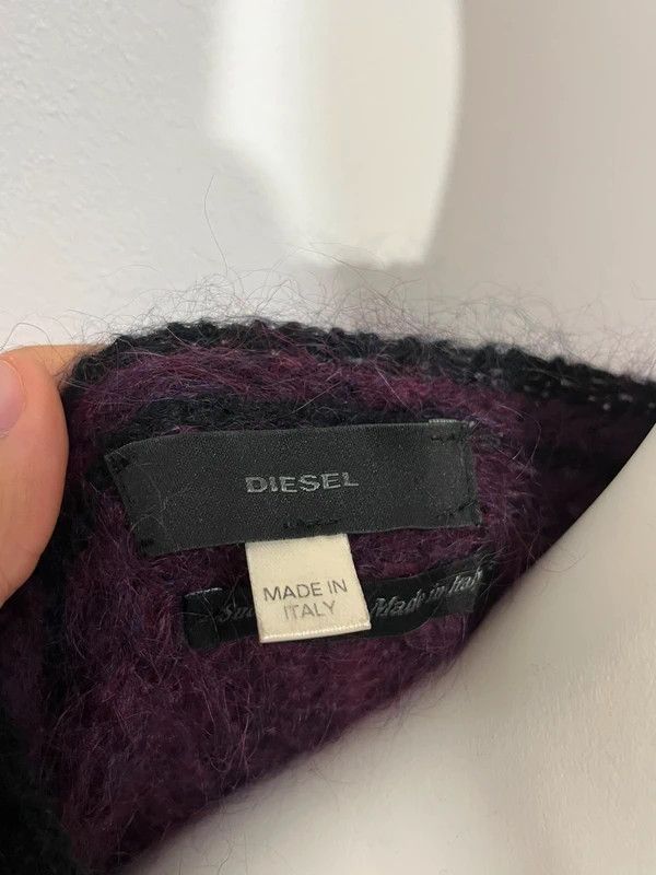 Diesel Diesel Mohair Pink Colorful Sweater Size L / US 10 / IT 46 - 12 Thumbnail