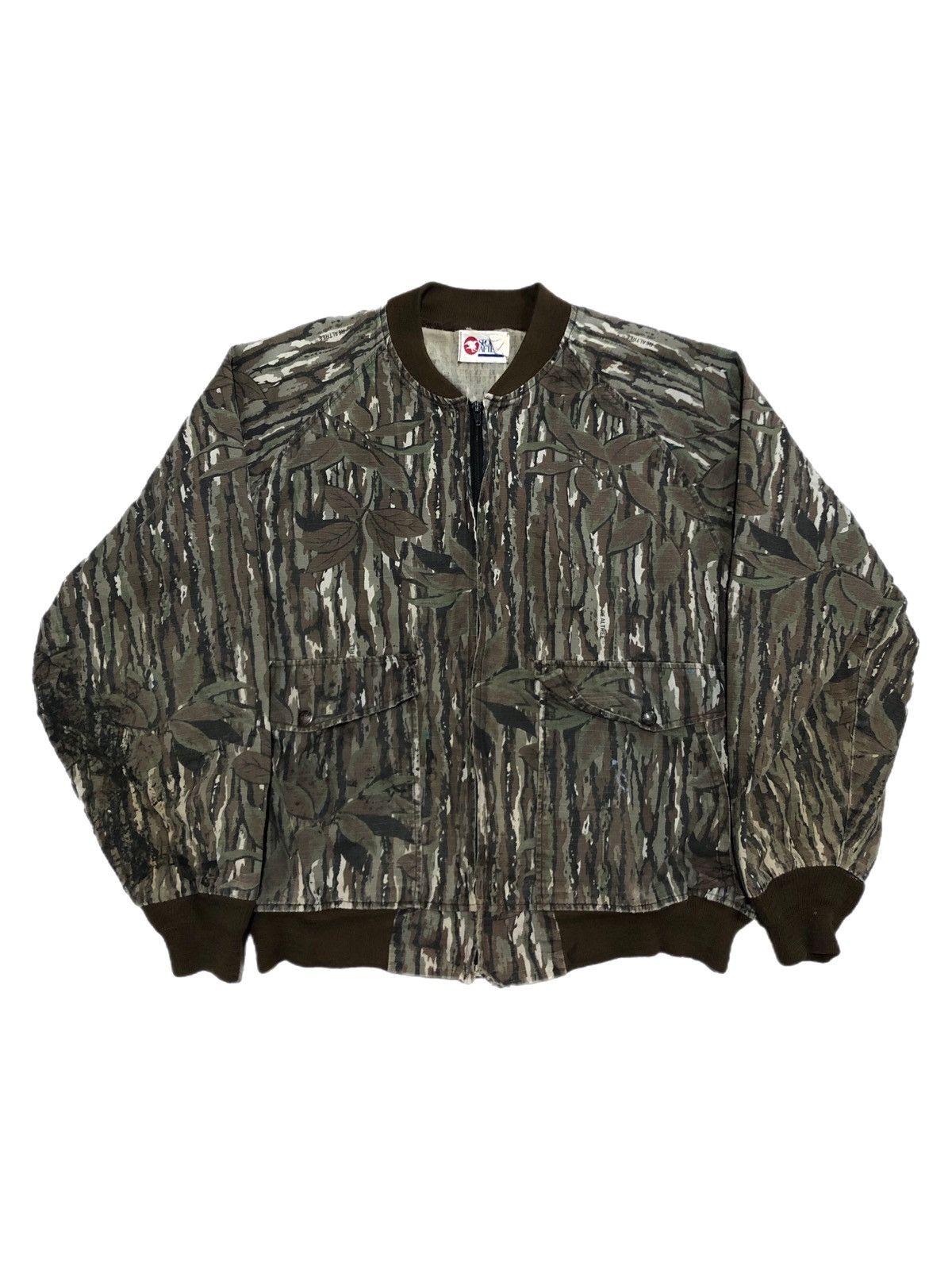 Realtree × Vintage Vtg 90s Sports Afield Realtree Camo Hunting Bomber Jacket Size US XL / EU 56 / 4 - 1 Thumbnail