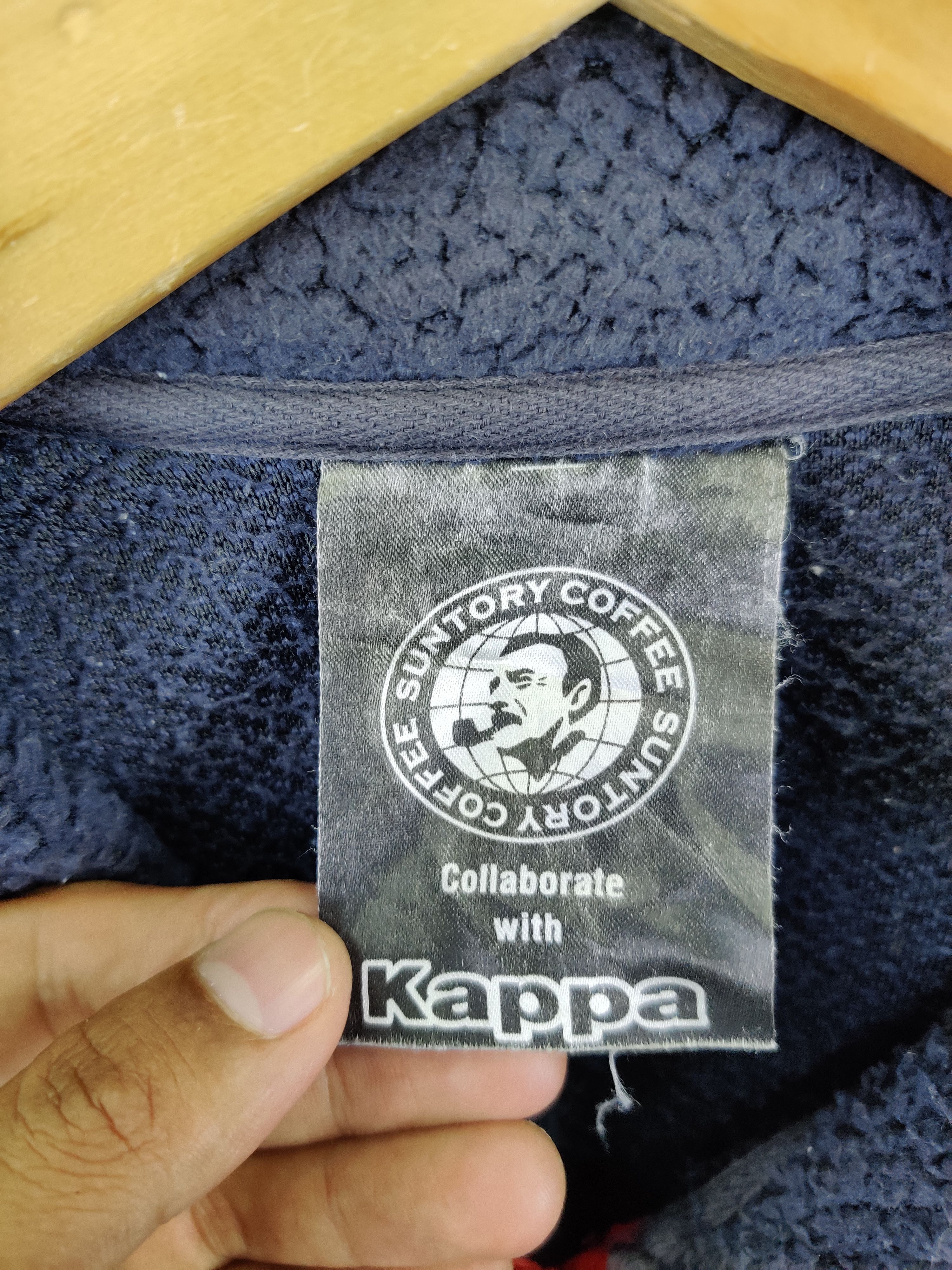 Kappa Vintage Suntory Coffee x Kappa Fleece Zipper Jacket Size US L / EU 52-54 / 3 - 10 Thumbnail