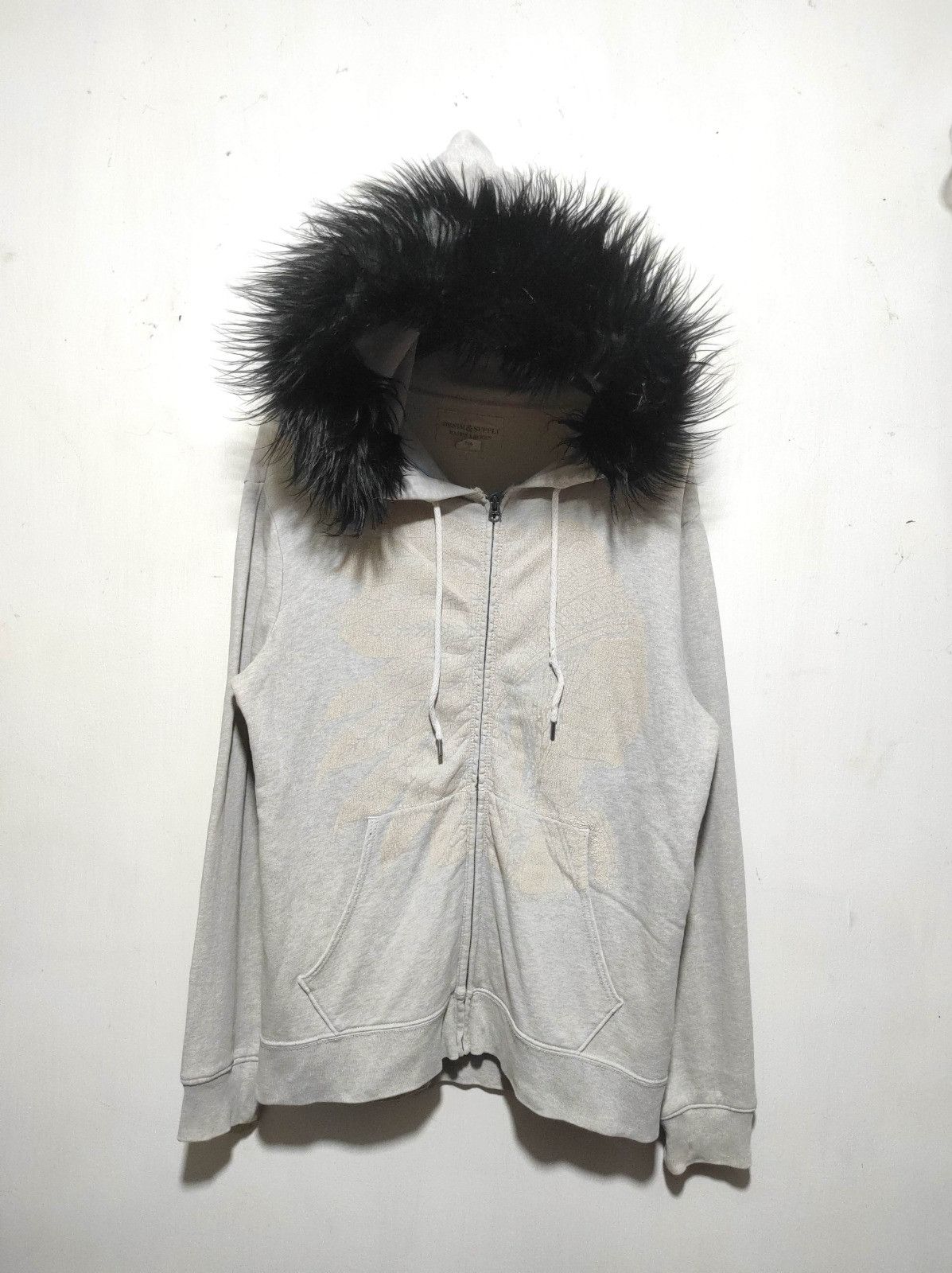 Denim & Supply Ralph Lauren Denim & Supply Ralph Lauren zip fur hoodie LGB style Size US M / EU 48-50 / 2 - 2 Thumbnail