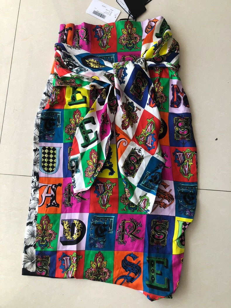 Versace Versace Plaid color-blocked skirt Size 25" / US 0 / IT 36 - 3 Thumbnail