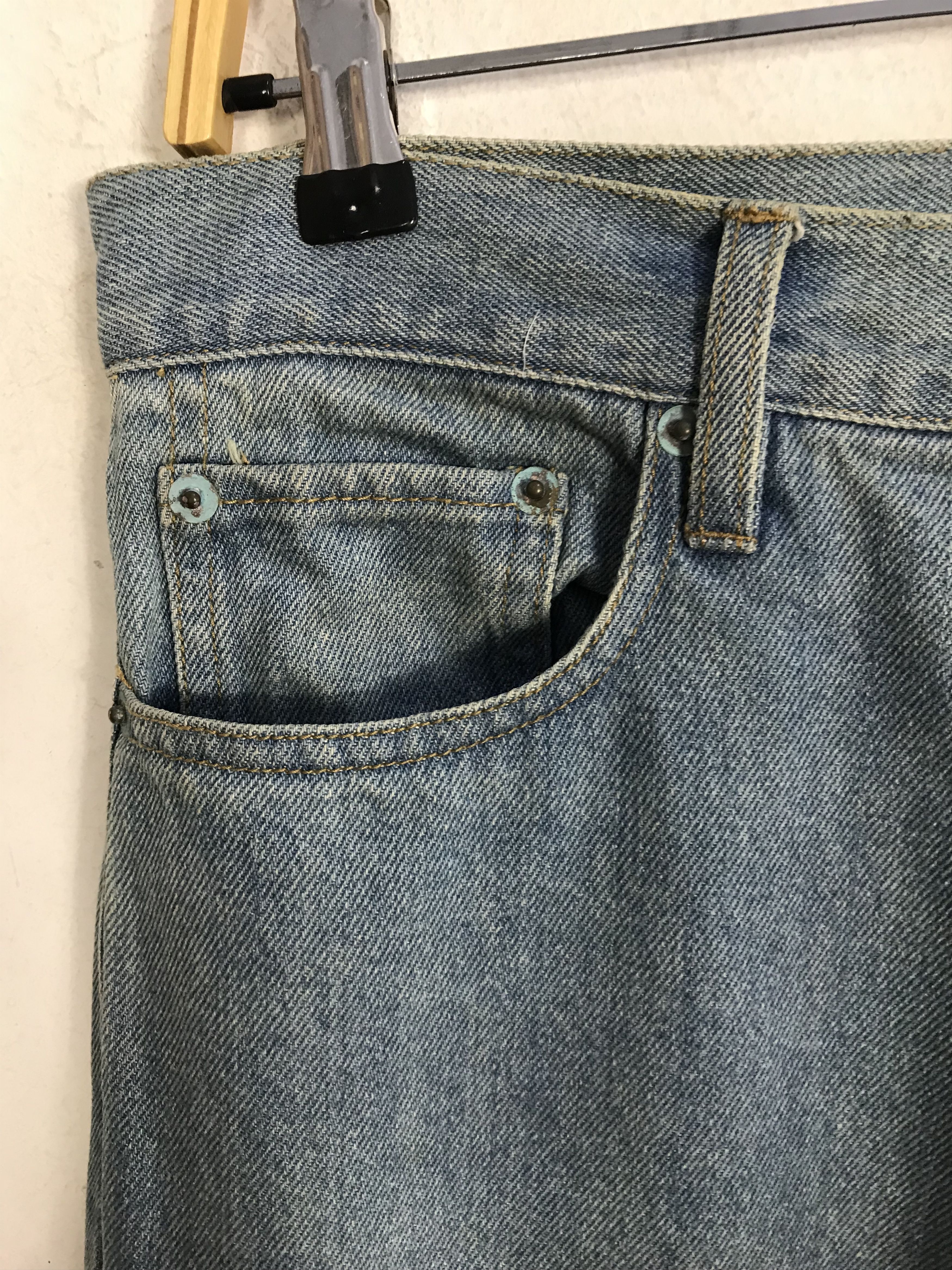 Japanese Brand × Vintage Vintage Power To The People Design Distressed Denim Jeans Size US 31 - 8 Thumbnail