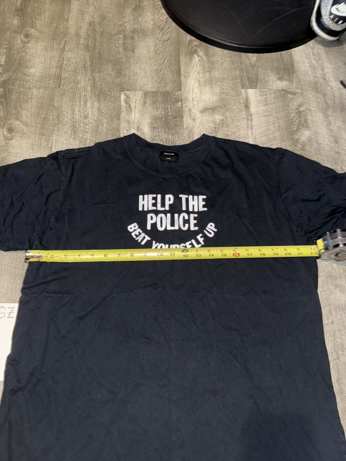 Babylon "Help The Police, Beat Yourself Up" T Size US XL / EU 56 / 4 - 6 Thumbnail