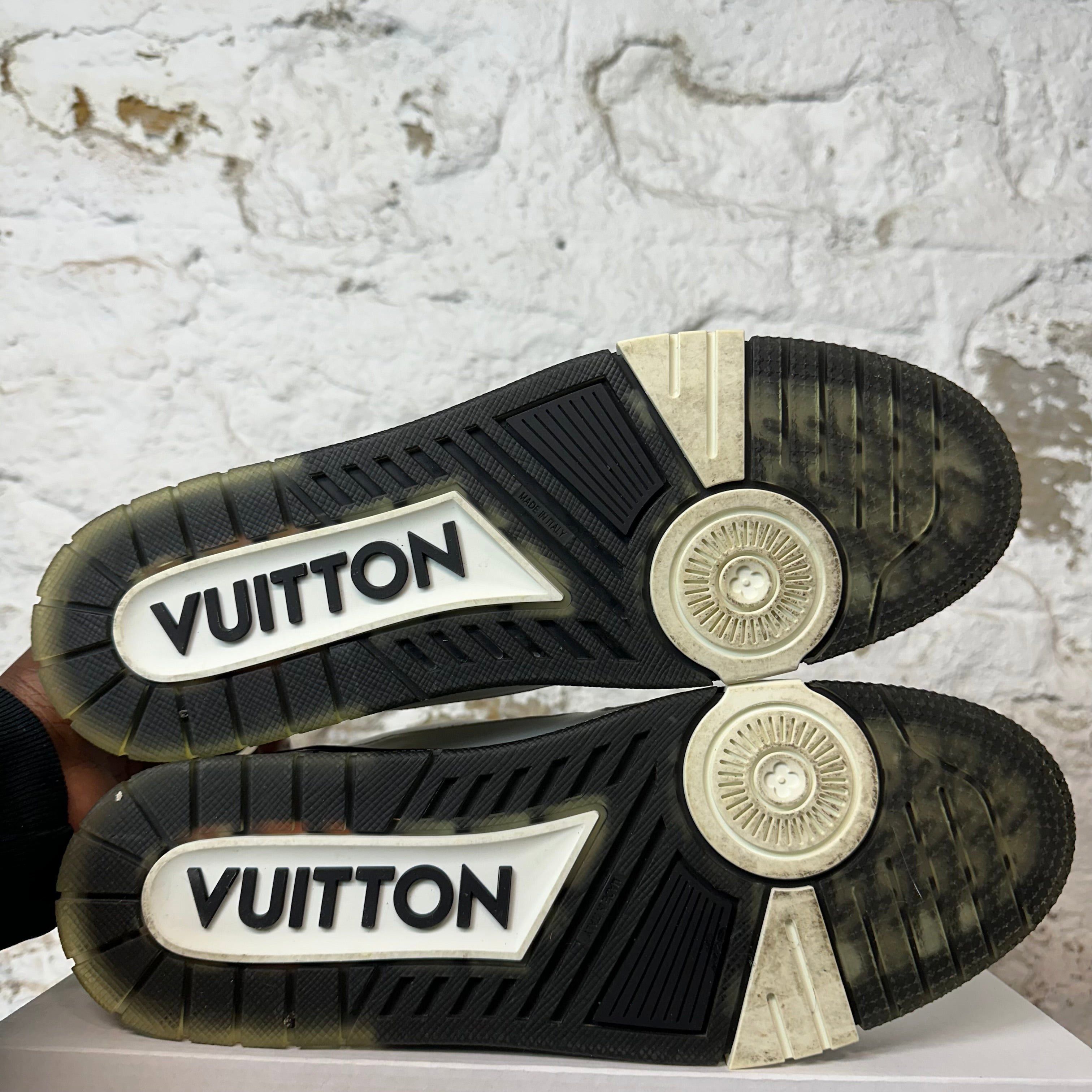 Louis Vuitton Louis Vuitton White Multicolor Trainer Sneaker Sz 12.5 11LV Size US 12.5 / EU 45-46 - 6 Thumbnail