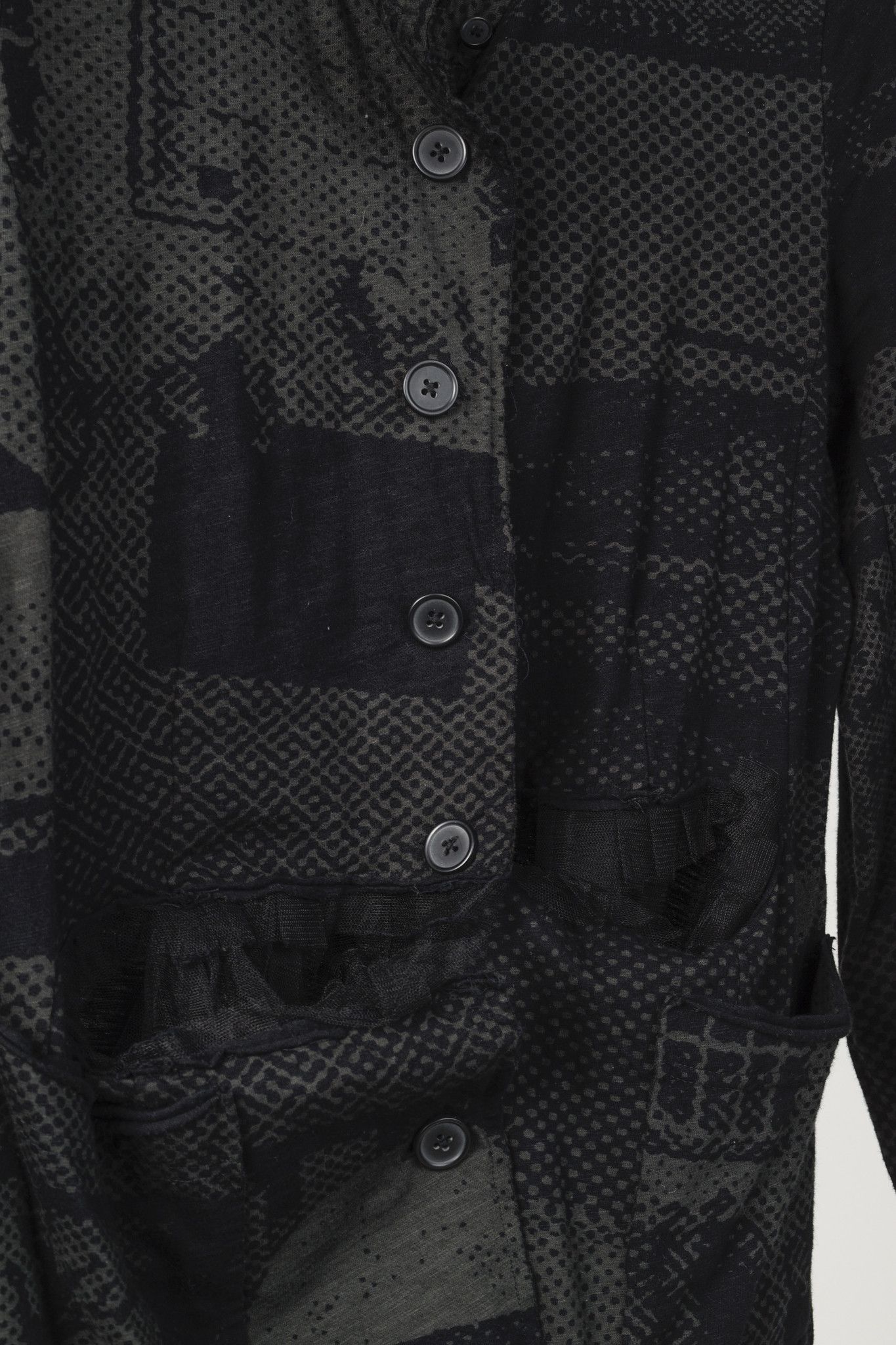 Rundholz Rundholz Black Label Vert Print Halftone Tulle-Ruffle Jacket Size M / US 6-8 / IT 42-44 - 8 Thumbnail
