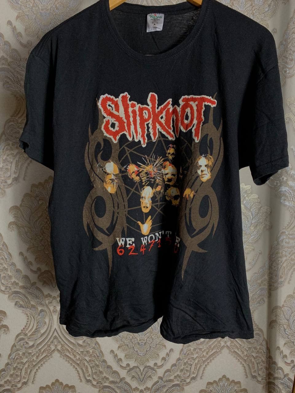 Band Tees VINTAGE SLIPKNOT WORLD TOUR ROCK T-SHIRT RETRO METAL Y2K 90s Size US L / EU 52-54 / 3 - 3 Thumbnail