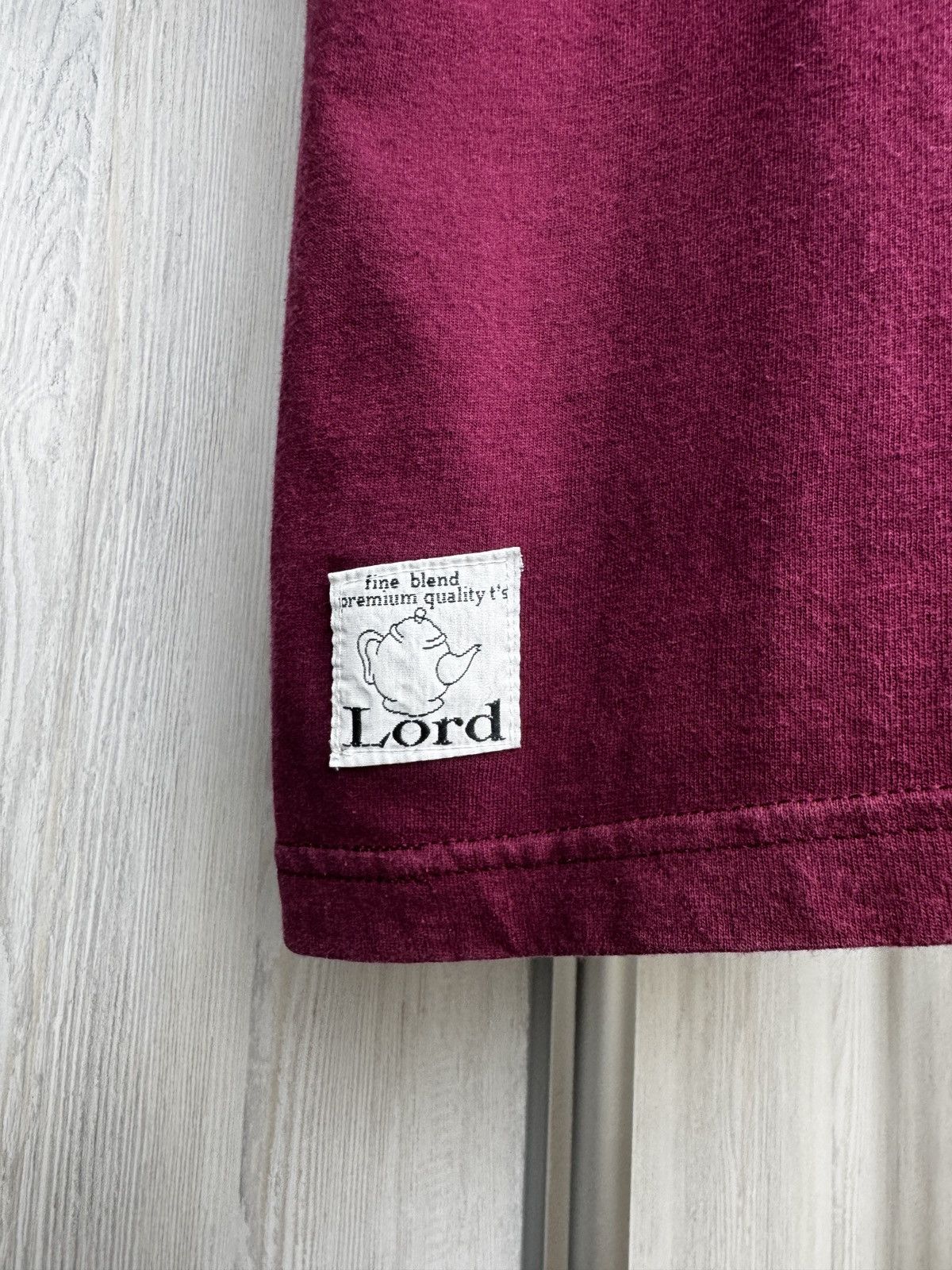Vintage LORD Clothing BMX vintage 90s made in USA🇺🇸 burgundy tee Size US L / EU 52-54 / 3 - 4 Thumbnail