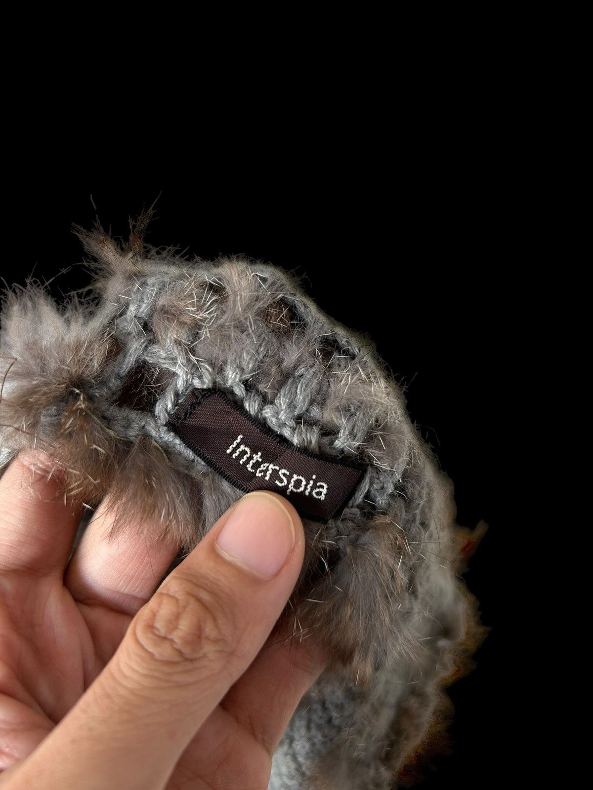 Japanese Brand × Kapital × Vintage Interspia Fur Mohair Knitt Beanie Hats RARE !! Size ONE SIZE - 5 Thumbnail