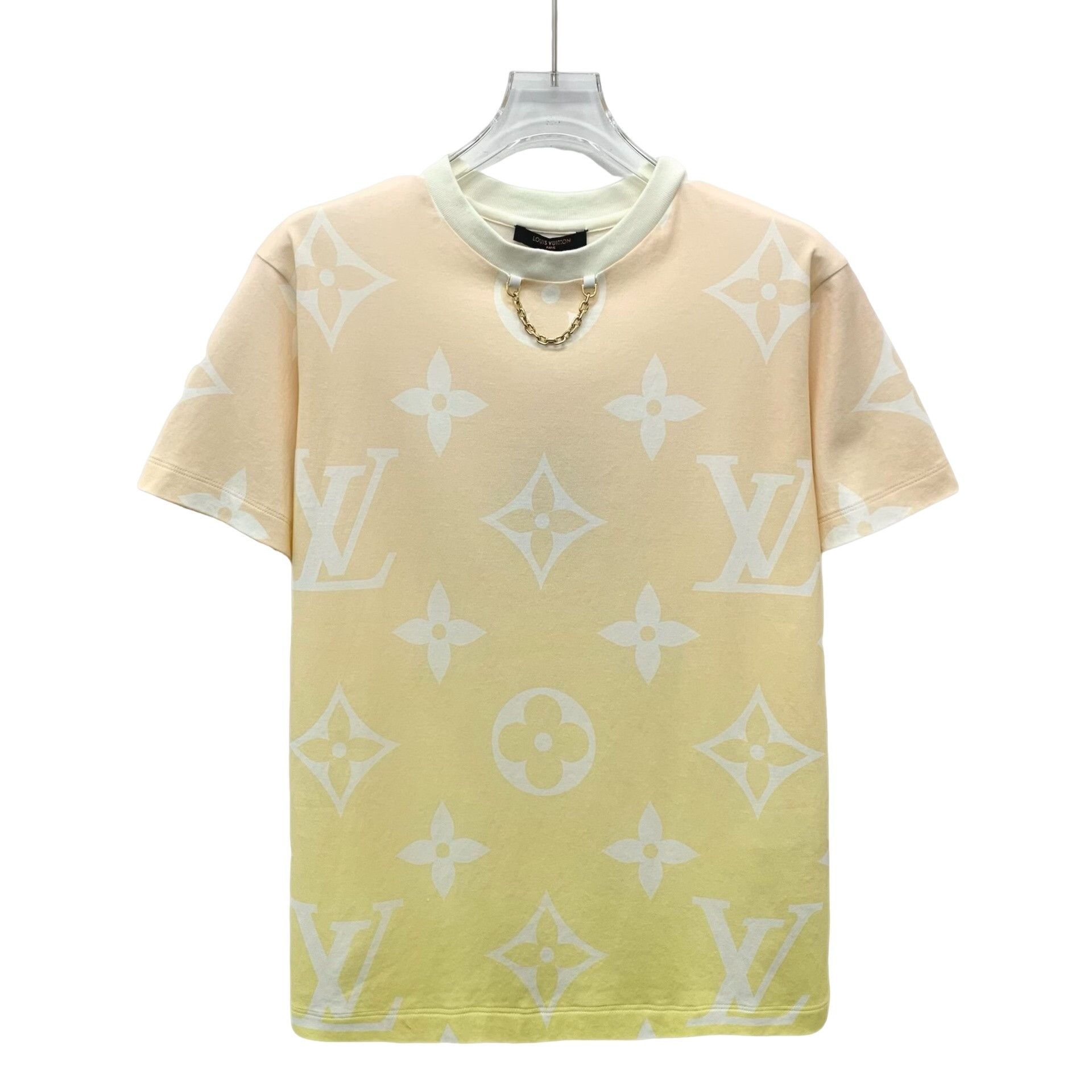 Louis Vuitton Louis Vuitton Gradient Monogram Chain T-Shirt Size S Size US S / EU 44-46 / 1 - 1 Thumbnail