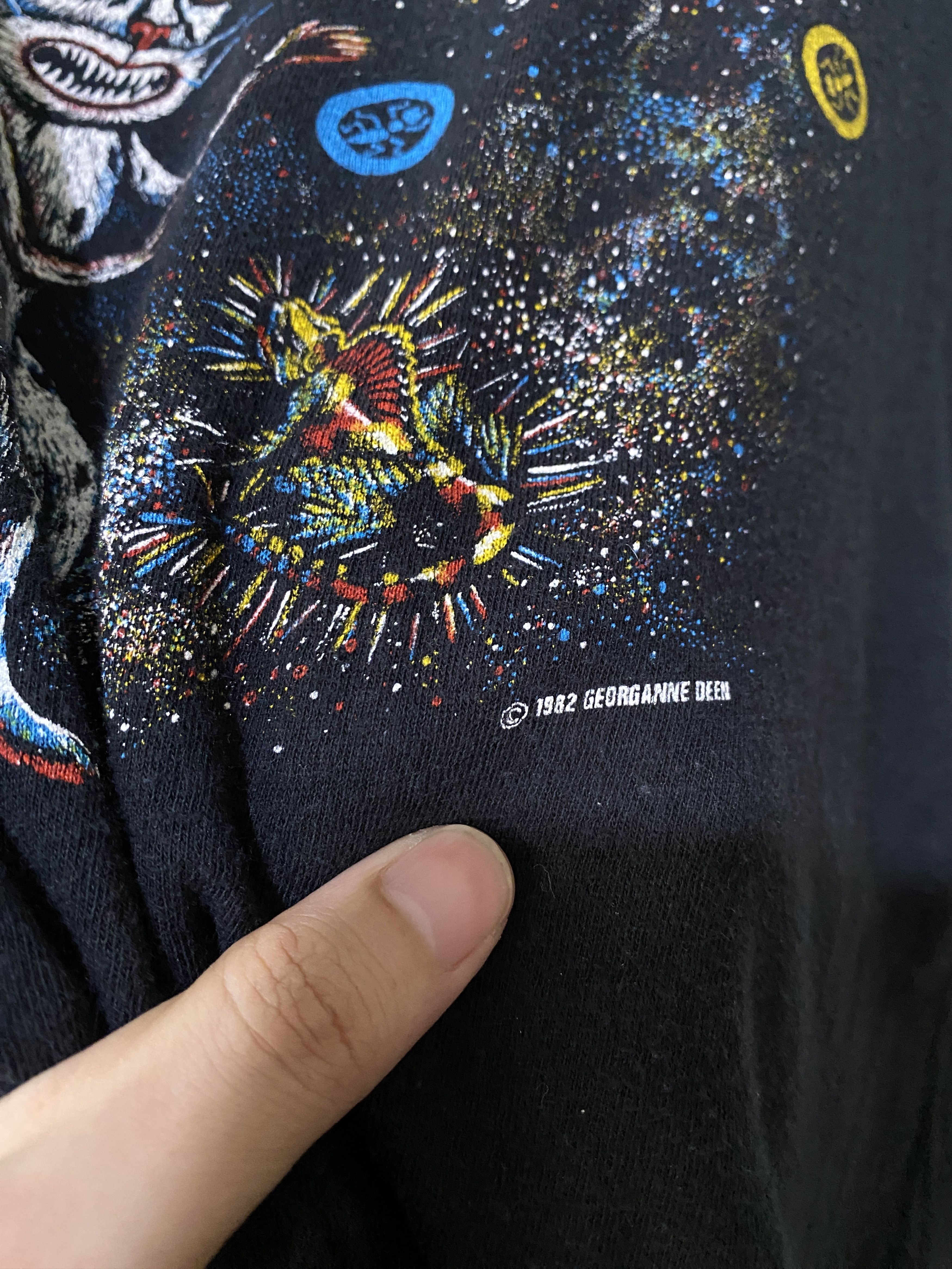 Band Tees × Vintage Vintage 1986 Oingo Boingo Shirt Size US XXS / EU 40 - 3 Thumbnail