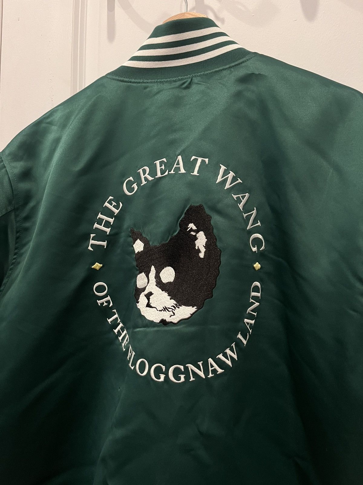 Golf Wang CAMP FLOG GNAW SATIN VARSITY JACKET Size US M / EU 48-50 / 2 - 10 Thumbnail