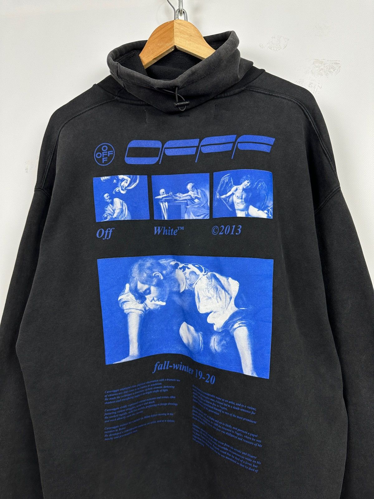 Off-White Off White Hardcore Caravaggio Black T-Shirt Size US S / EU 44-46 / 1 - 5 Thumbnail