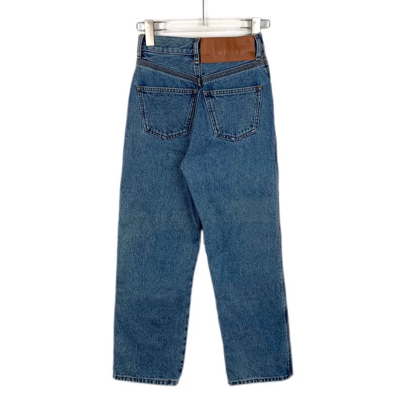 Loewe Loewe size32 Blue logo embroidered cotton casual straight l Size 42" / US 20 - 2 Thumbnail