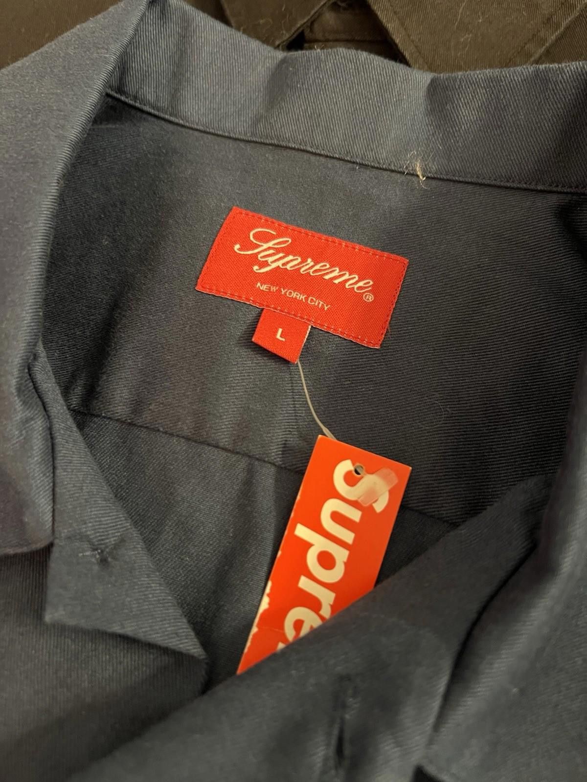 Supreme FW16 SUPREME Tom & Jerry S/S Work Shirt Navy L Size US L / EU 52-54 / 3 - 6 Thumbnail