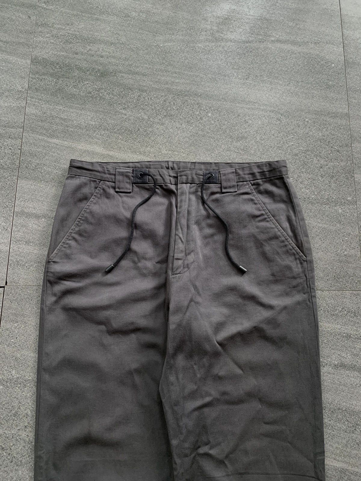 Maison Margiela Slim Trousers with Drawstrings Size US 29 - 2 Thumbnail