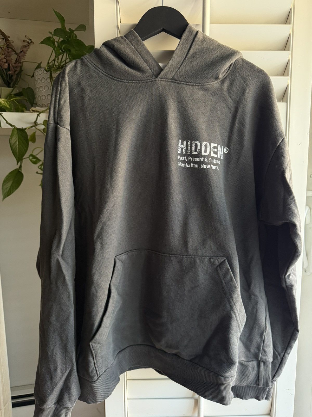 HIDDEN Hidden NY Paisley Hoodie - Washed Black Size US M / EU 48-50 / 2 - 1 Thumbnail