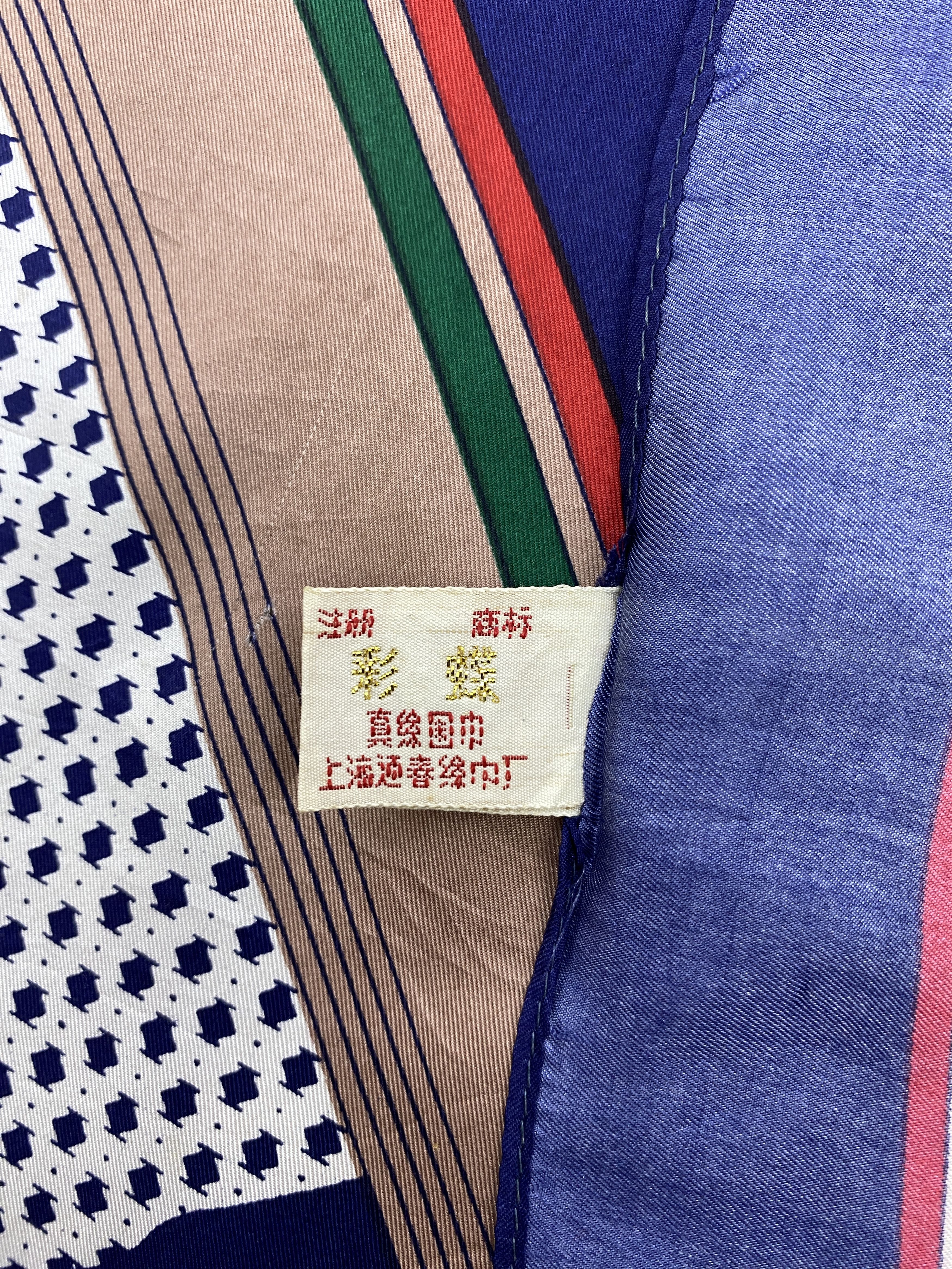 Japanese Brand Vintage Japanese Brand Silk Scarf SN0170 Size ONE SIZE - 6 Thumbnail