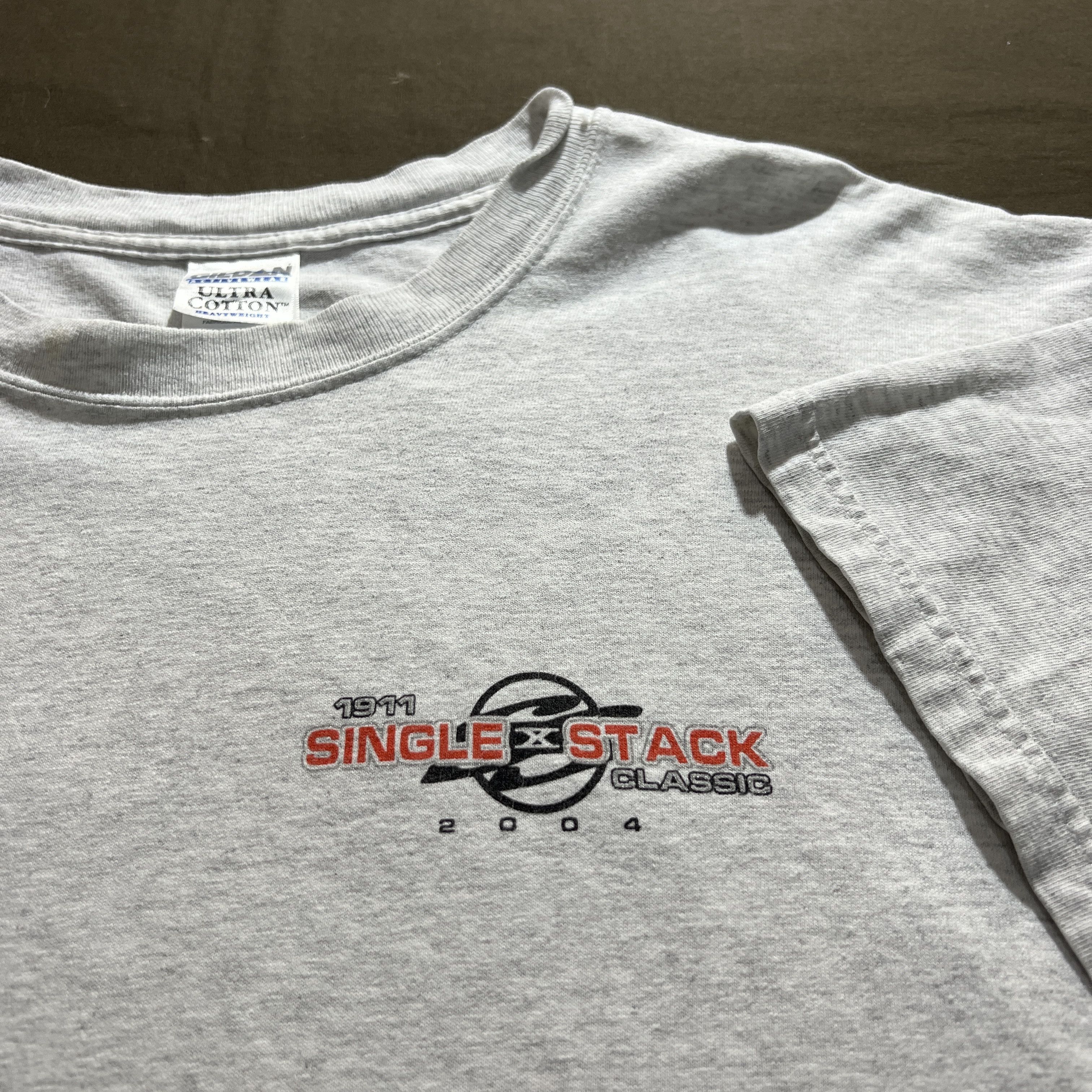 Vintage Vintage 2004 1911 single stack Tee 911 gun New York Size US XL / EU 56 / 4 - 5 Thumbnail