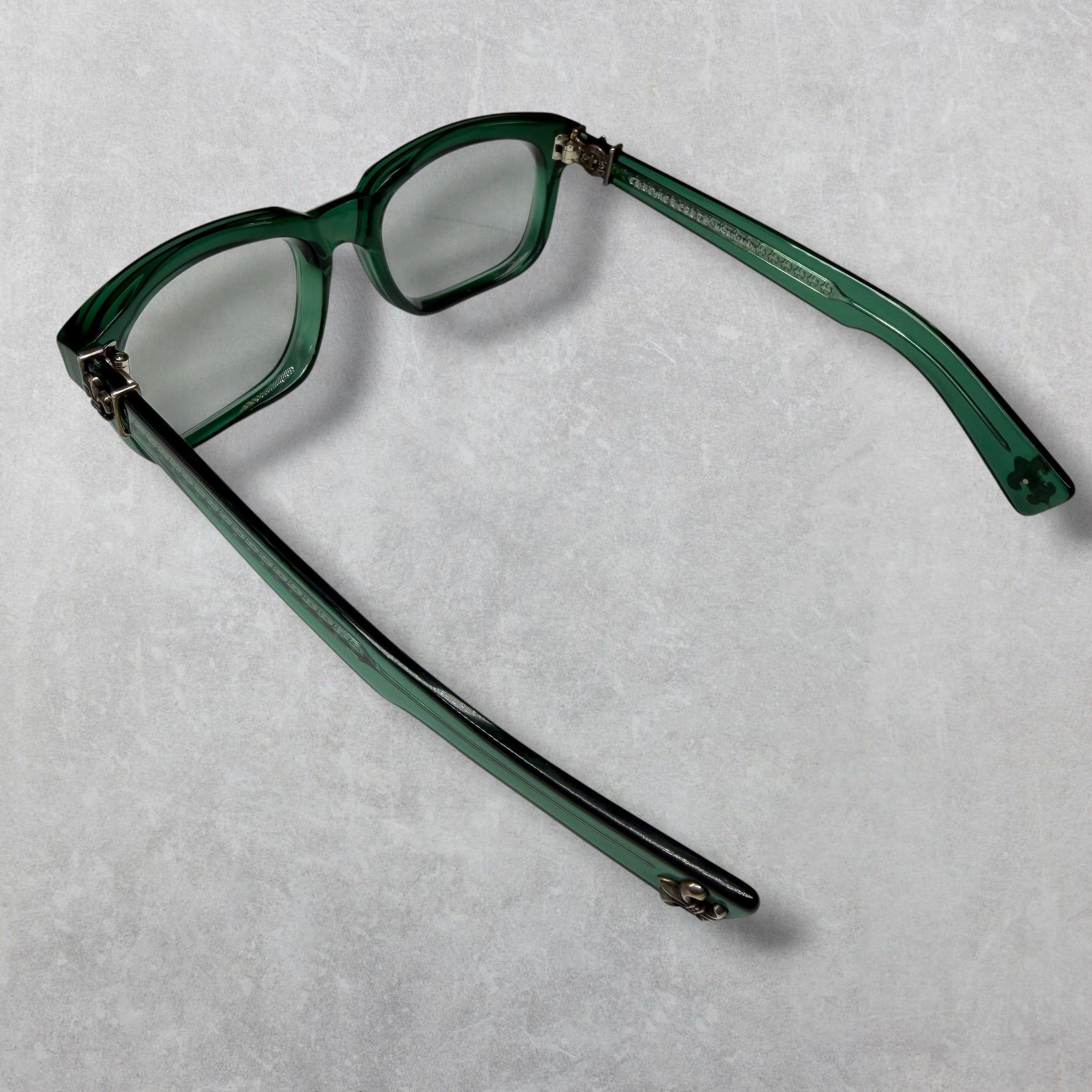 Chrome Hearts Chrome Hearts See You In Tea Marine Green Glasses Size ONE SIZE - 5 Thumbnail