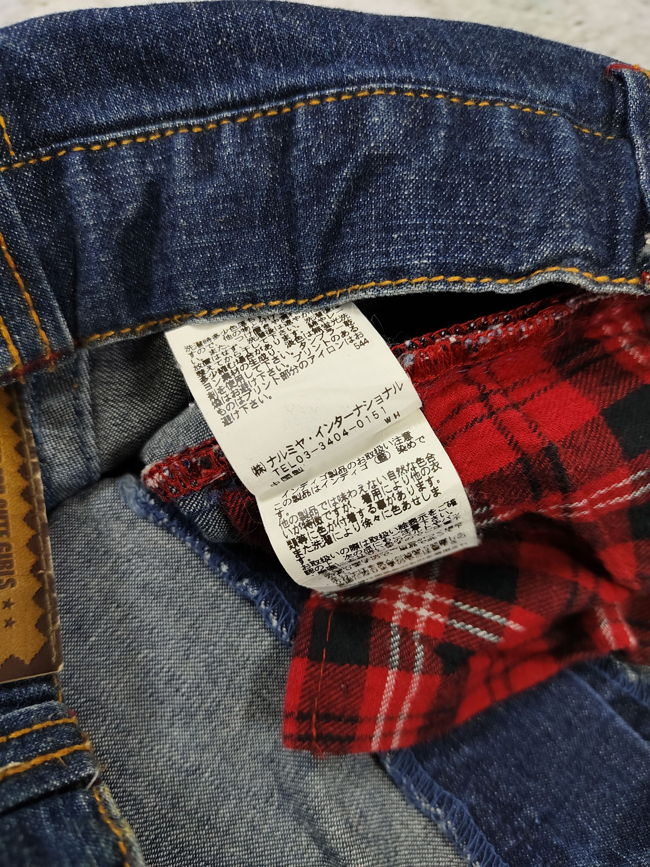 Angel Blue 00s Angel Blue❤️‍🔥Y2K Archive Cartoon Patch Plaid Hem Denim Size 30" / US 8 / IT 44 - 11 Thumbnail