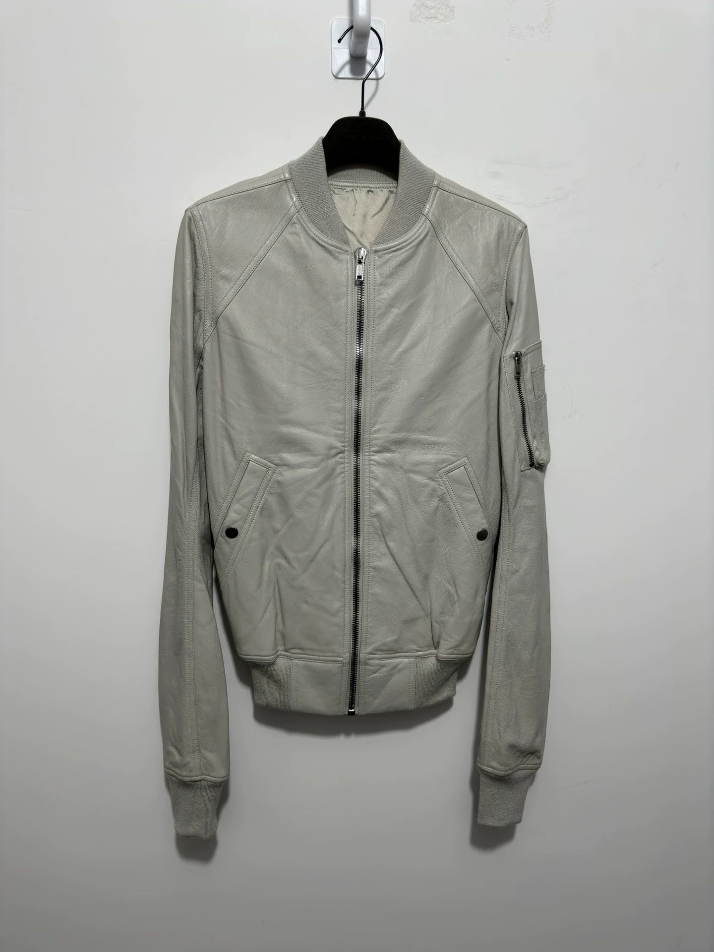 Rick Owens Rick owens Sheepskin bomber jacket Size US S / EU 44-46 / 1 - 1 Thumbnail