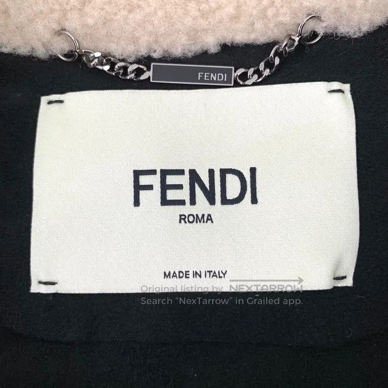 Fendi Fendi Black little monster fur-lined zip-up jacket Size XS / US 0-2 / IT 36-38 - 5 Thumbnail