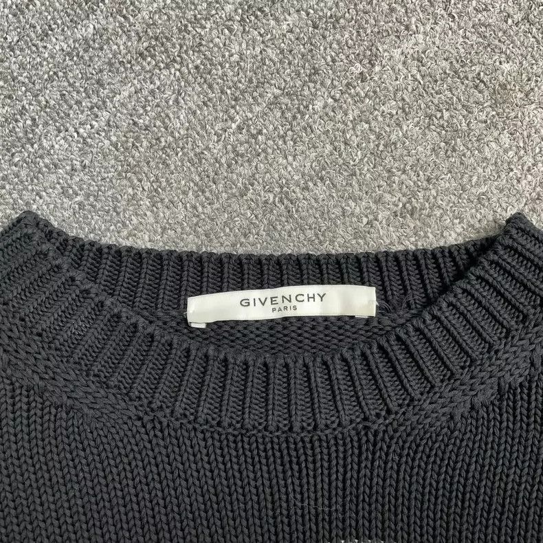 Givenchy Givenchy Chest Big Logo Black Sweater 2506-Nextarrow Size US S / EU 44-46 / 1 - 3 Thumbnail