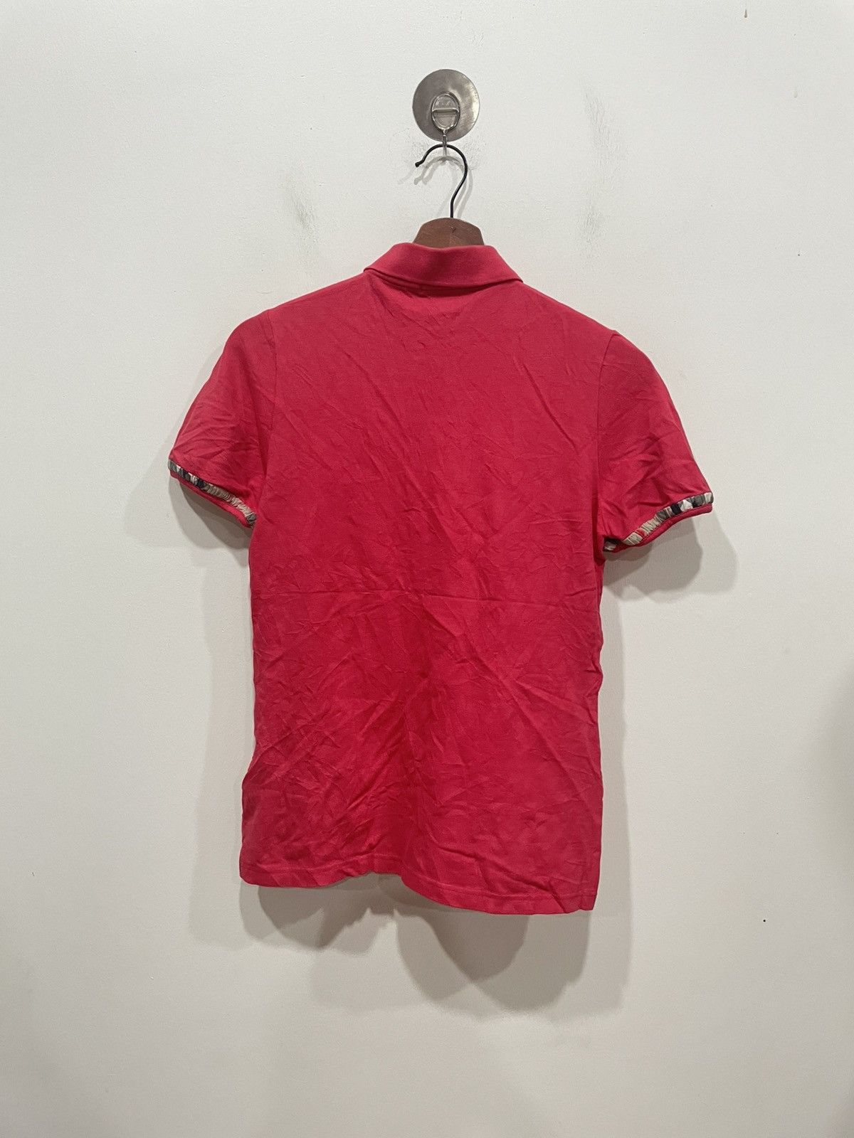 Burberry Burberry Red Polos Size M / US 6-8 / IT 42-44 - 2 Thumbnail
