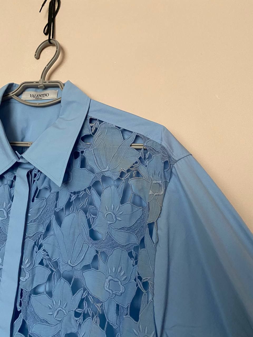 Valentino RRP 2900$ VALENTINO GARAVANI 2021 Long-Sleeve Lace Shirt Size XL / US 12-14 / IT 48-50 - 3 Thumbnail