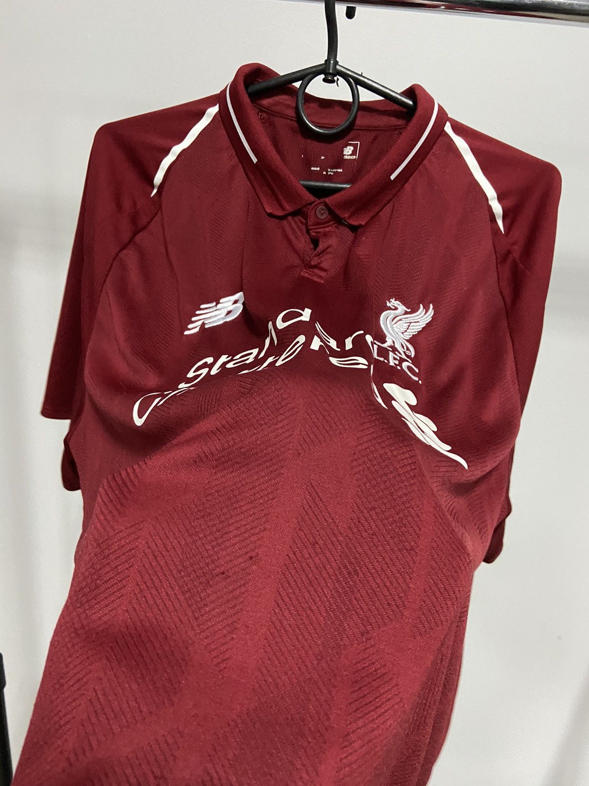New Balance × Vintage New balance jersey big logo football standard chartered Size US L / EU 52-54 / 3 - 11 Thumbnail