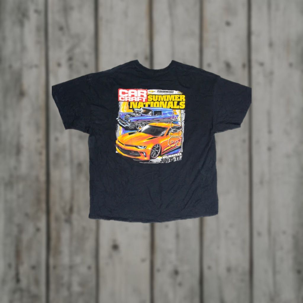 Vintage VINTAGE Car Craft Summer Nationals 2016 Milwaukee T-Shirt XL Black Size US XL / EU 56 / 4 - 1 Thumbnail