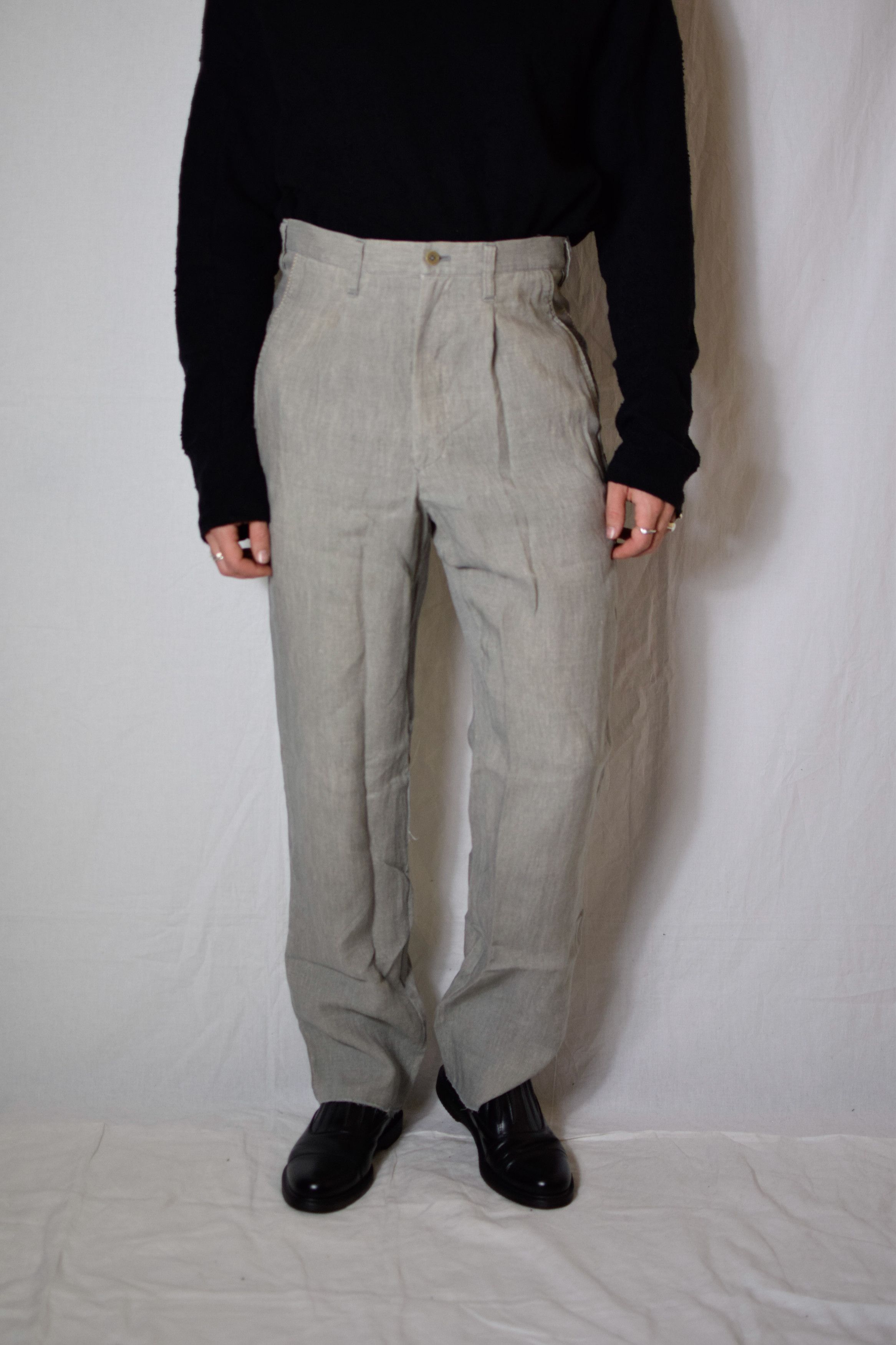 Yohji Yamamoto YYPH SS10 Linen Pants - HJ-P29-324 Size US 32 / EU 48 - 4 Thumbnail