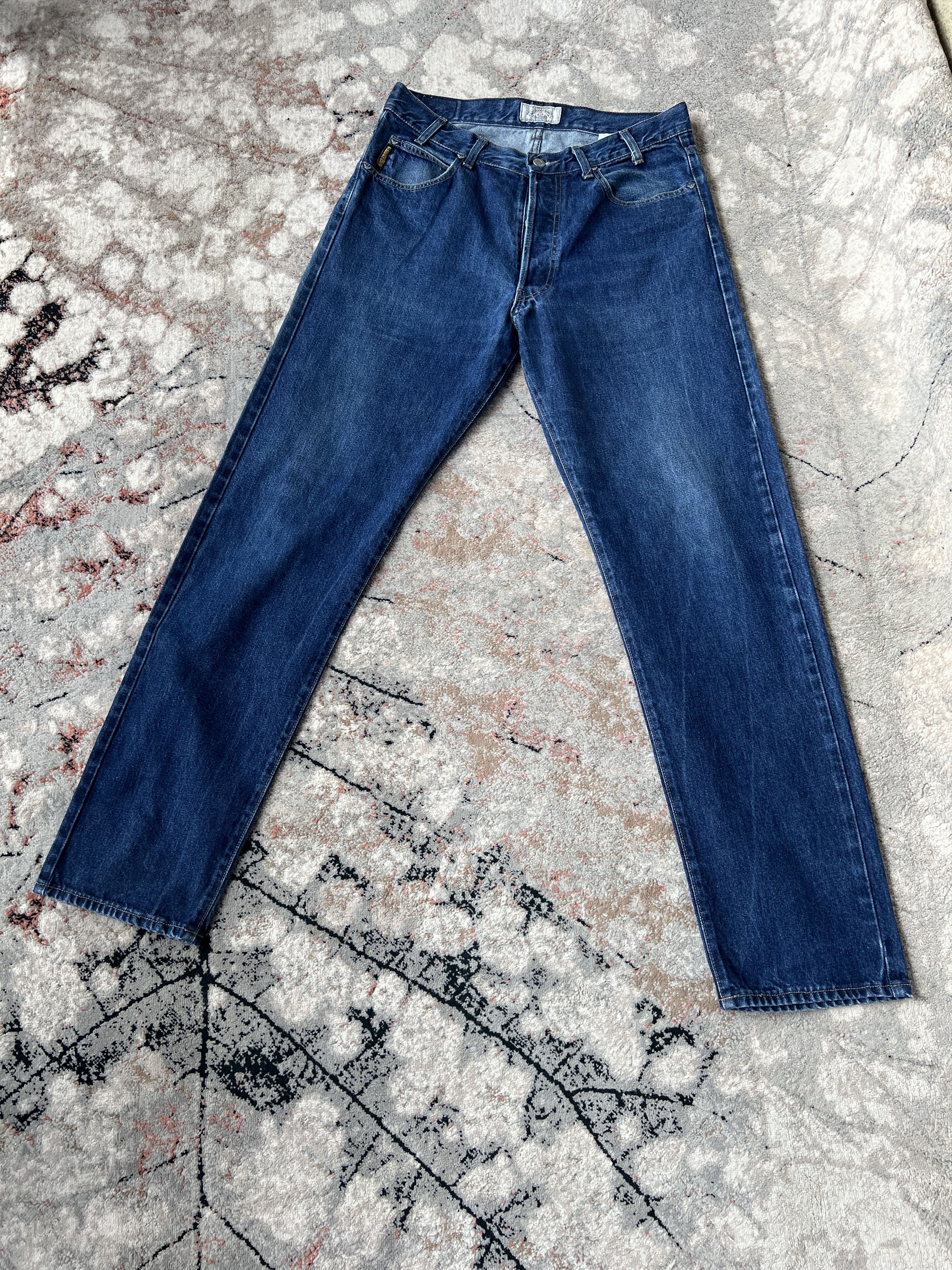 Giorgio Armani Armani Jeans Vintage Denim Metal Logo Size US 34 / EU 50 - 5 Thumbnail
