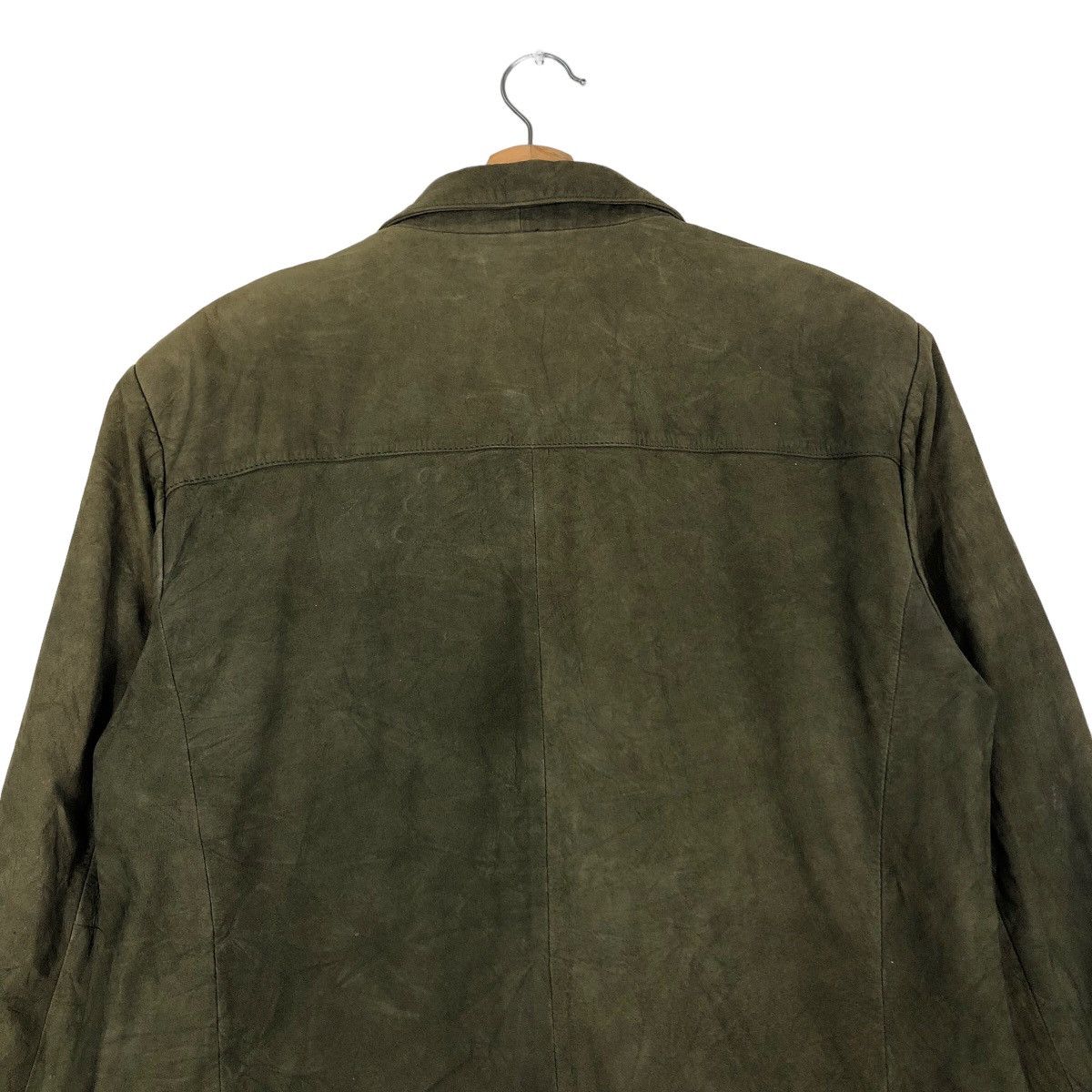 Issey Miyake 🔥Vintage Genuine Leather Jacket Biker Sub Urban Tokyo Made Size US L / EU 52-54 / 3 - 9 Thumbnail