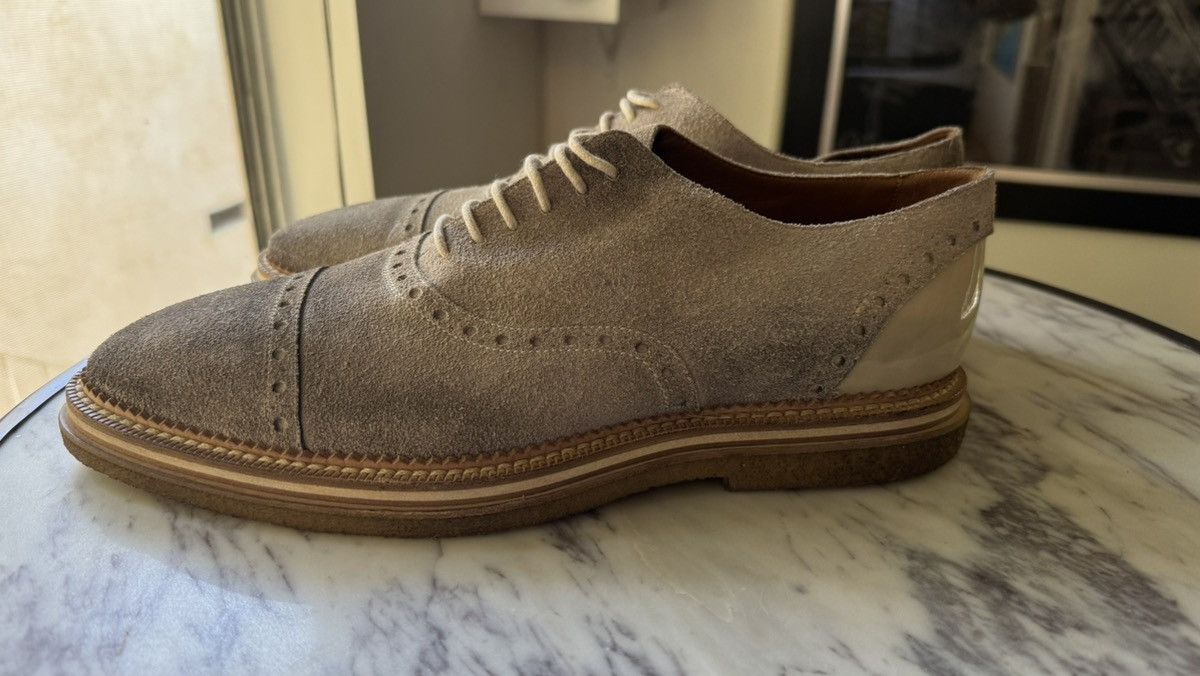 Louis Vuitton Suede Richelieu with Stacked Sole Size US 9 / EU 42 - 5 Thumbnail