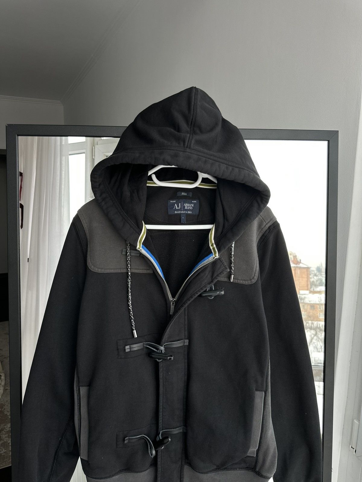 Armani Armani Jeans Duffle Zip Hoodie Mens Sz M-L Size US M / EU 48-50 / 2 - 3 Thumbnail
