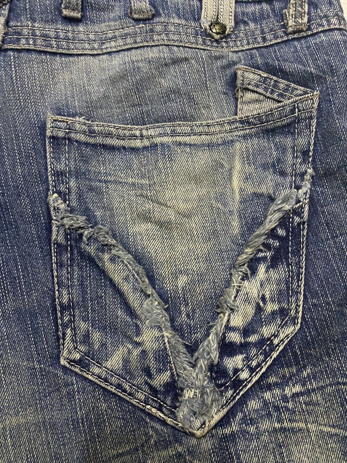 If Six Was Nine Blow By Blue Skull Button Denim Underground Japan Brand Rare Size US 32 / EU 48 - 17 Thumbnail