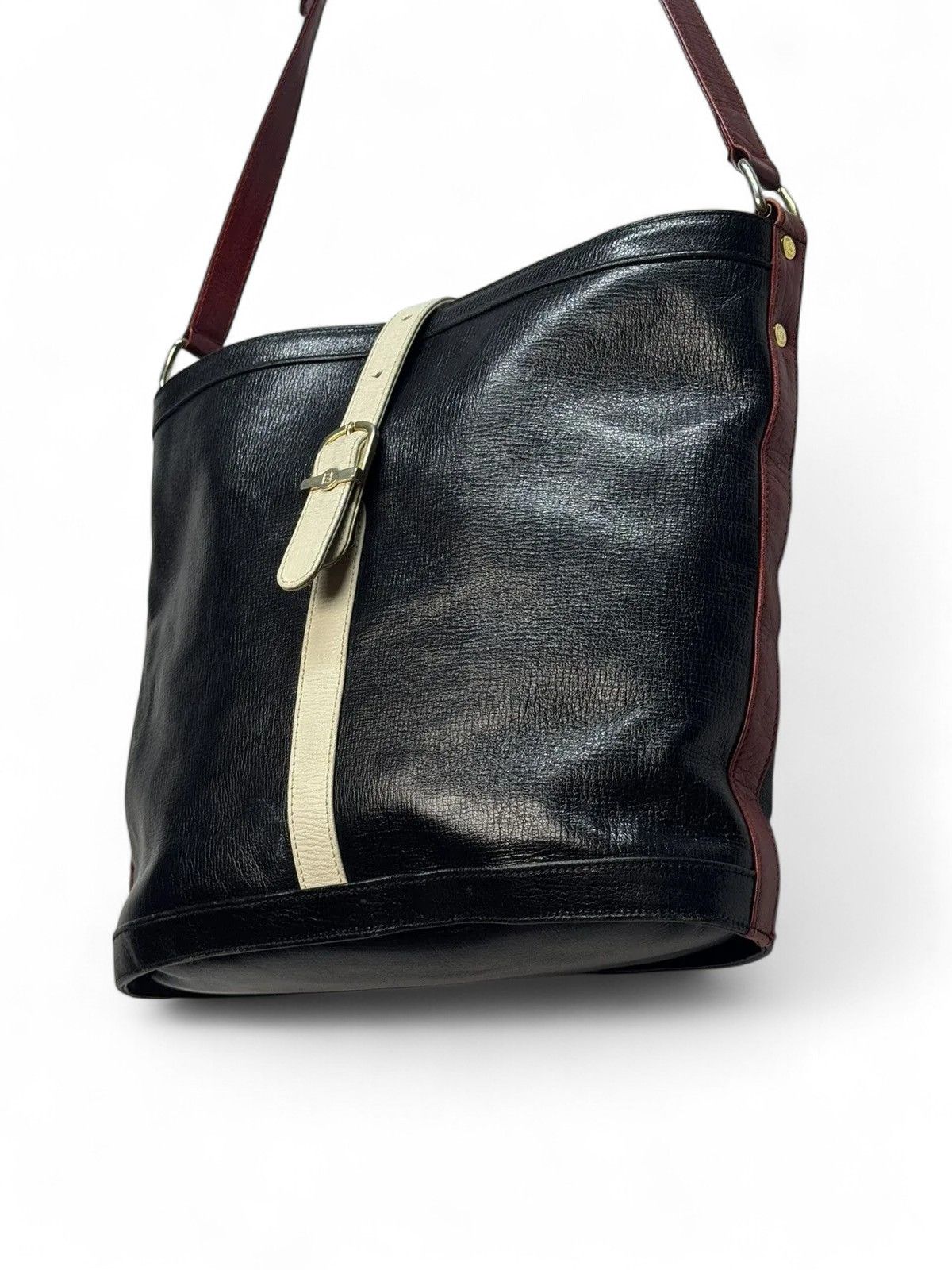 Fendi Fendi Vintage Black Leather Shoulder Bag Classic Luxury Size ONE SIZE - 6 Thumbnail