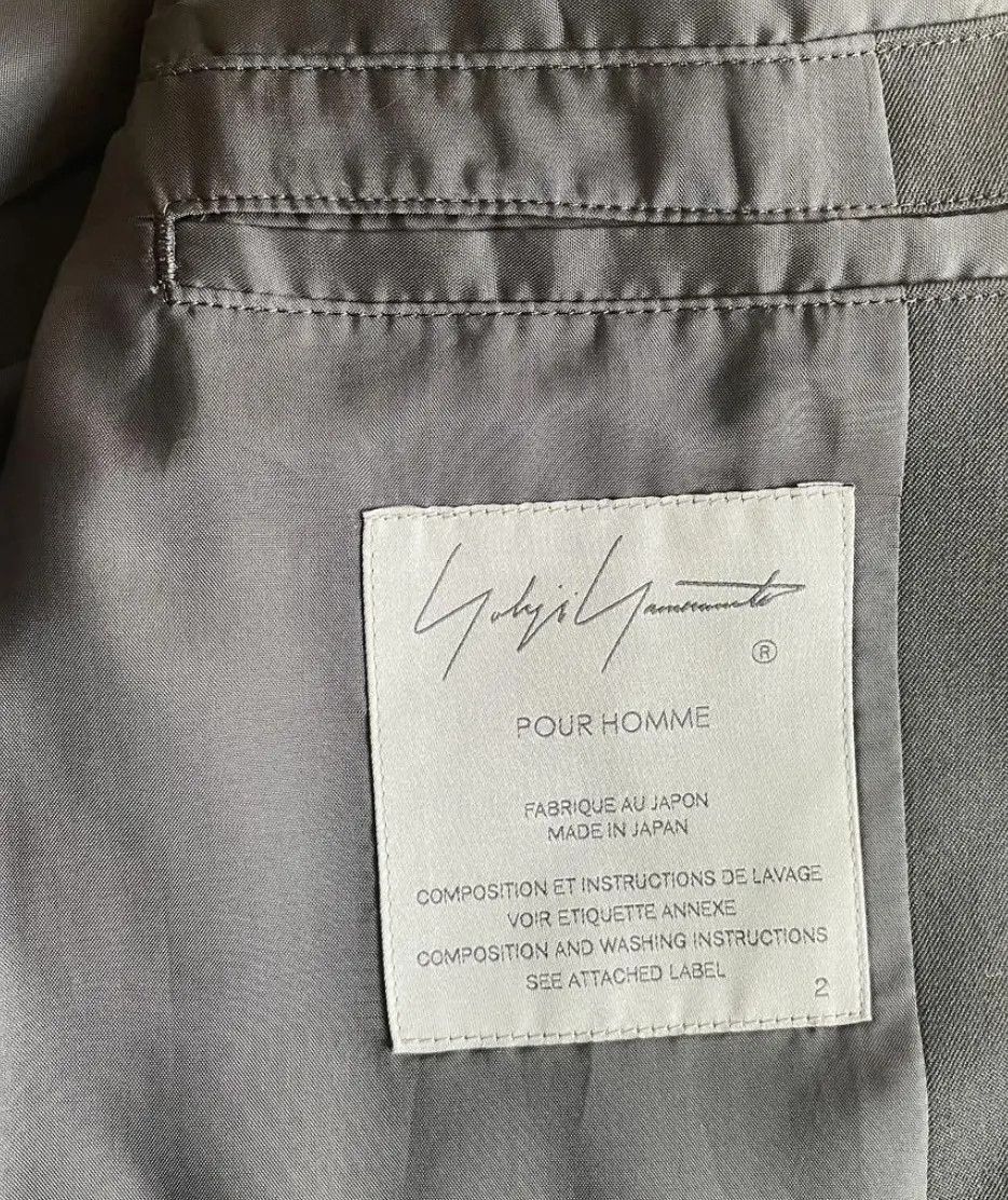 Yohji Yamamoto Yohji Yamamoto single-breasted wool blazer Size 40L - 15 Thumbnail