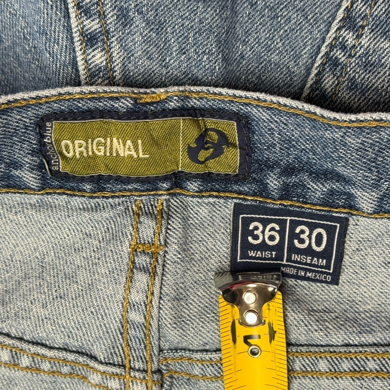 Anchor Blue × Vintage Vintage Anchor Blue Original Jeans Mens 36x30 Medium Wash Sk Size US 36 / EU 52 - 10 Thumbnail