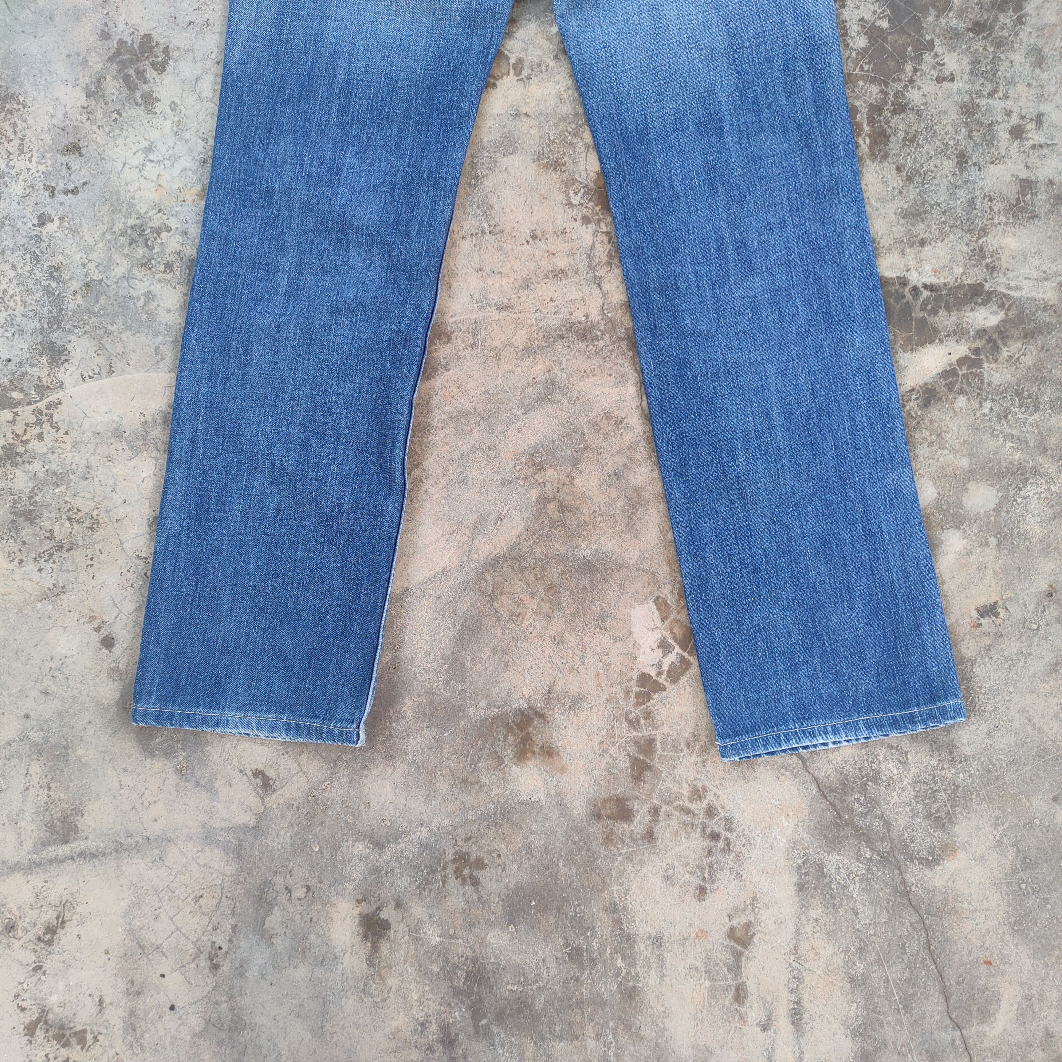Levi's Vintage Clothing W30 LEVI'S 502 SELVEGE FADED DISTRESSED JEAN DENIM PANTS Size US 30 / EU 46 - 9 Thumbnail