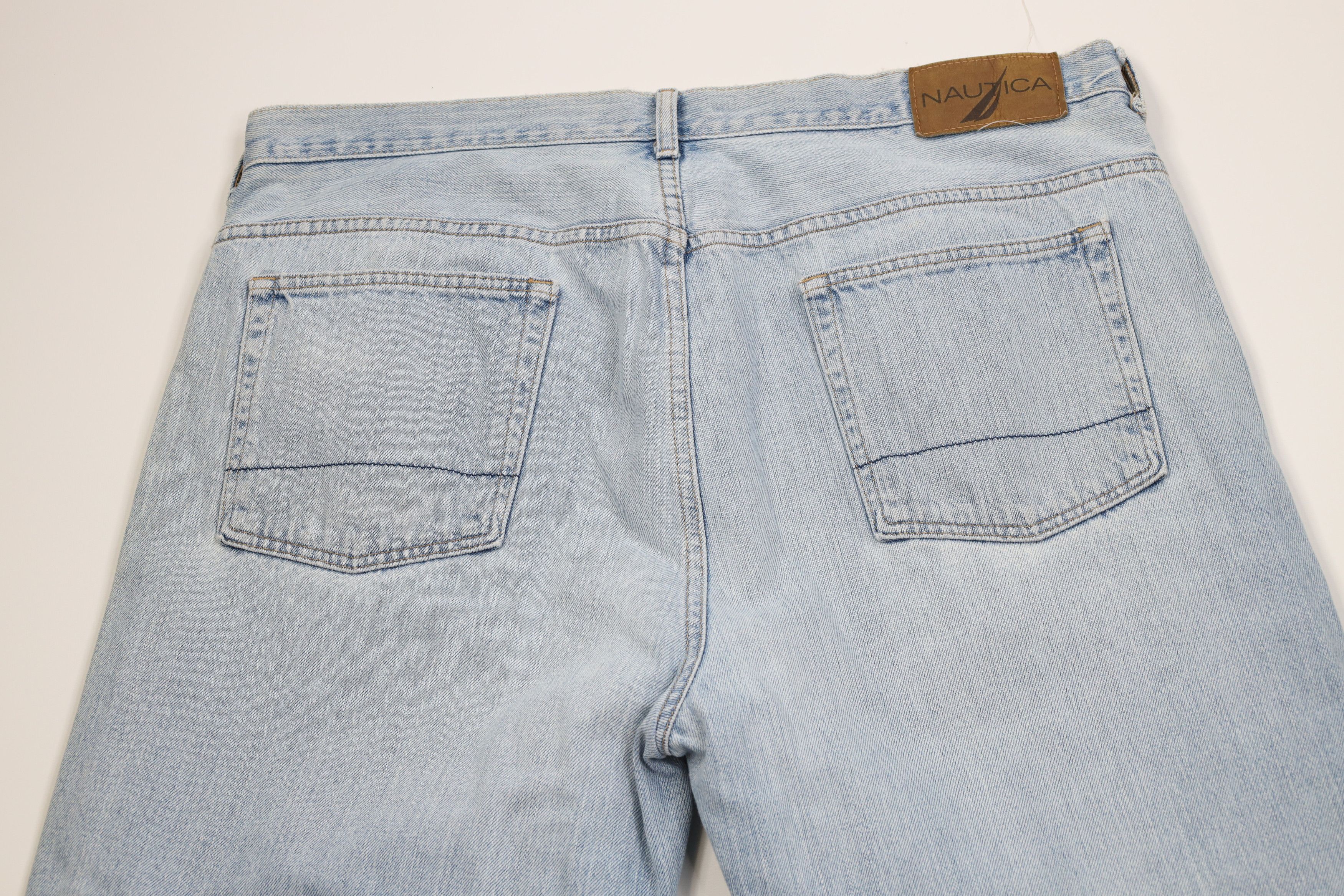 Nautica Vintage 90s Nautica Classic Fit Wide Leg Denim Jeans Blue Size US 40 / EU 56 - 14 Thumbnail