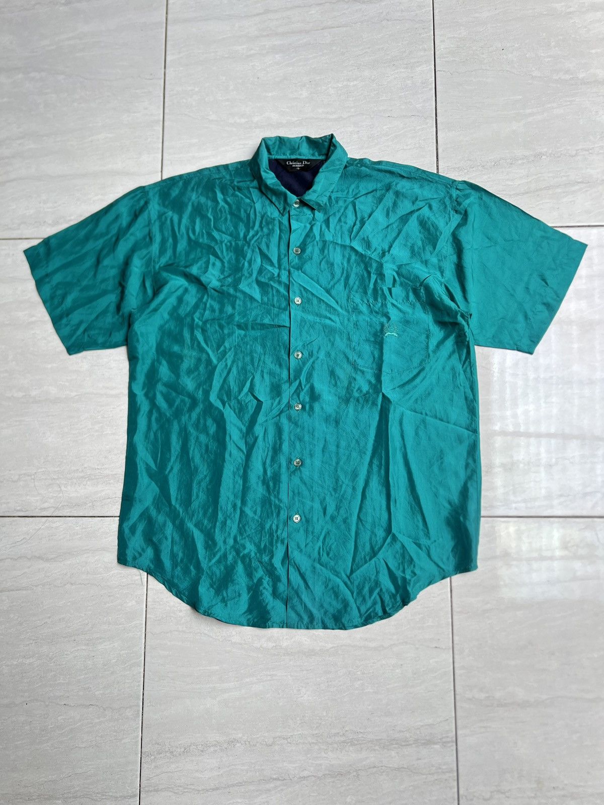 Christian Dior Monsieur Christian Dior Monsieur Green Shirt Size US L / EU 52-54 / 3 - 6 Thumbnail