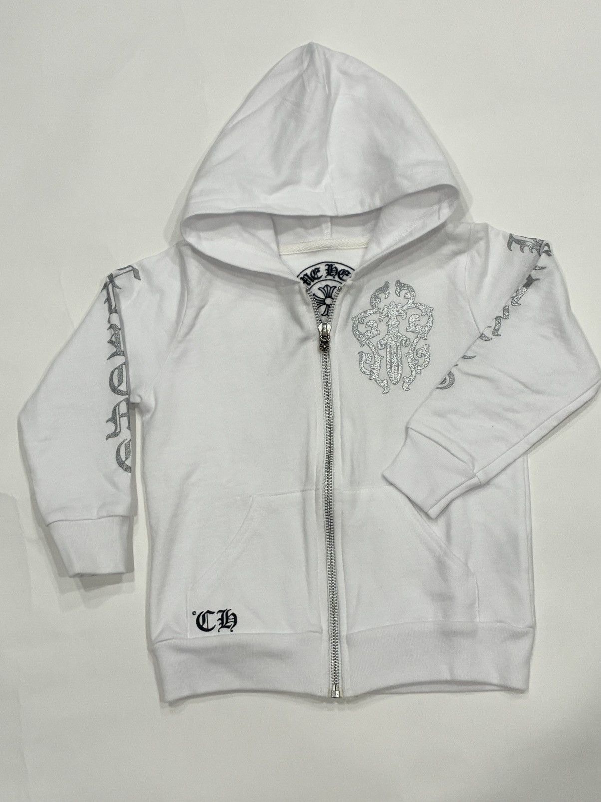 Chrome Hearts Chrome Hearts Toddler Zip Up Hoodie With silver Cross Ball Size US XXS / EU 40 - 2 Thumbnail