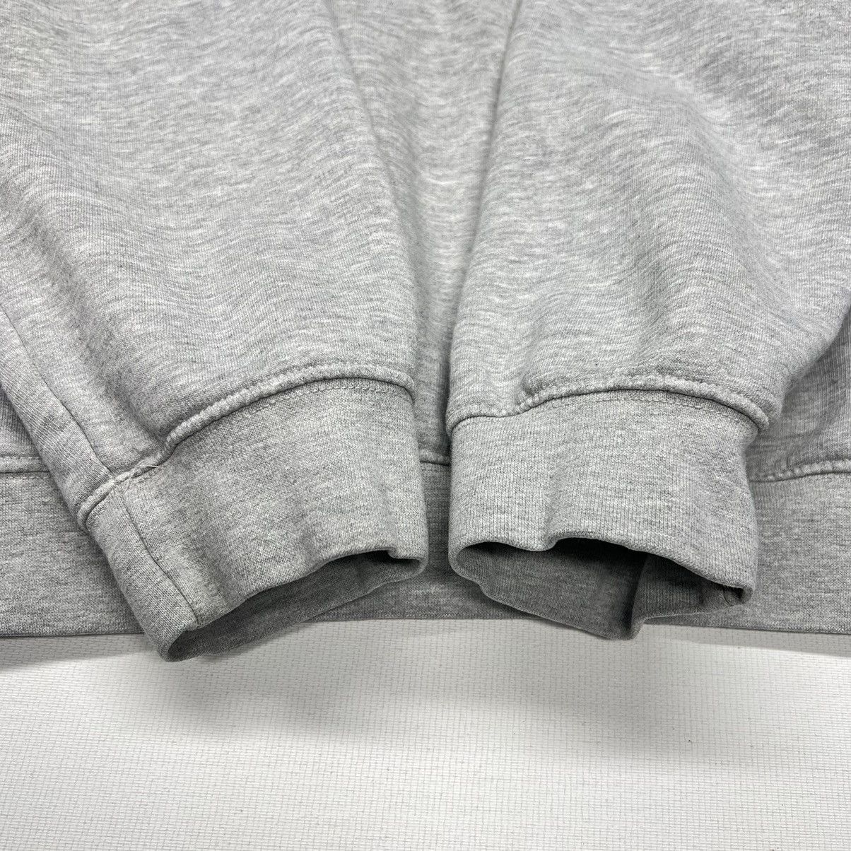 Nike × Vintage Nike Crewneck Grey Sweatshirt Mini Swoosh 90s Made In Turkey Size US XL / EU 56 / 4 - 9 Thumbnail