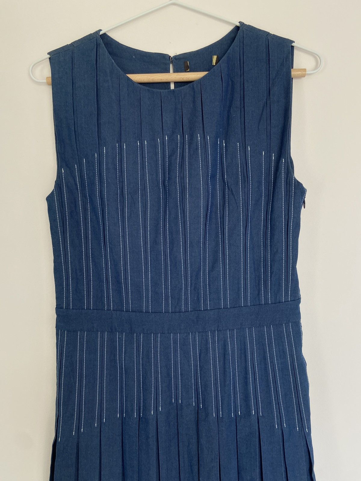 Loro Piana Loro Piana Blue Denim Dress Size M / US 6-8 / IT 42-44 - 2 Thumbnail