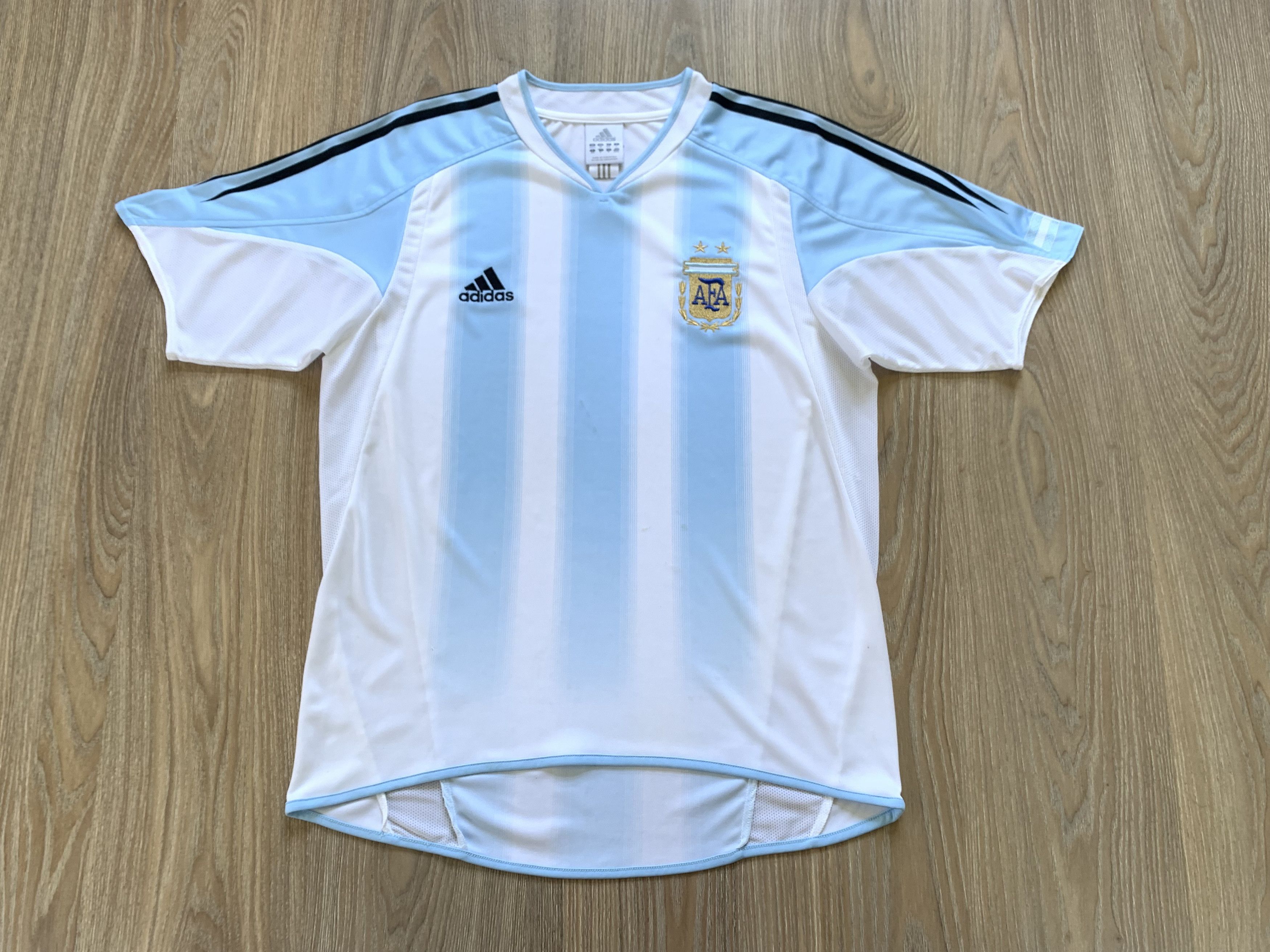 Adidas Vintage Adidas Argentina Football Jersey 2004/05 Size US M / EU 48-50 / 2 - 3 Thumbnail