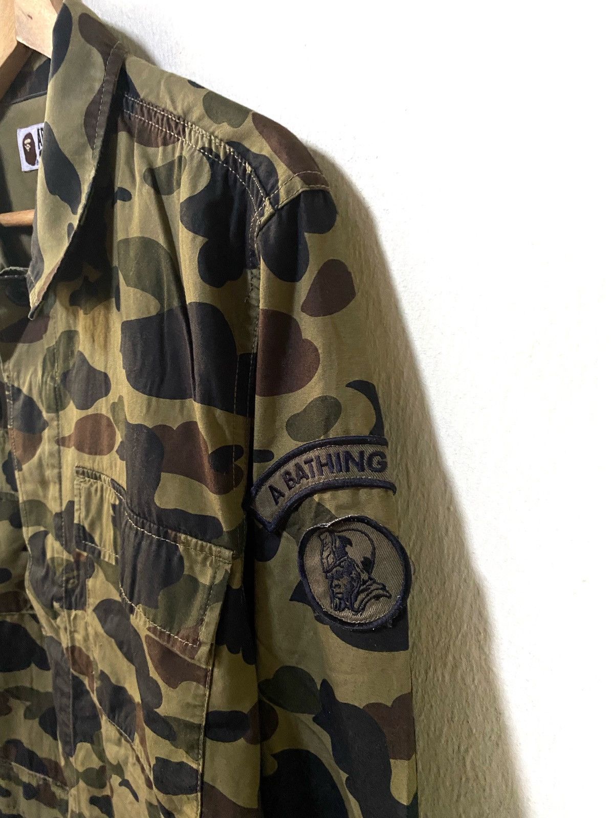 Bape Vtg A bathing Ape BAPE 1st Camo Military Double Pocket Shirt Size US XL / EU 56 / 4 - 4 Thumbnail