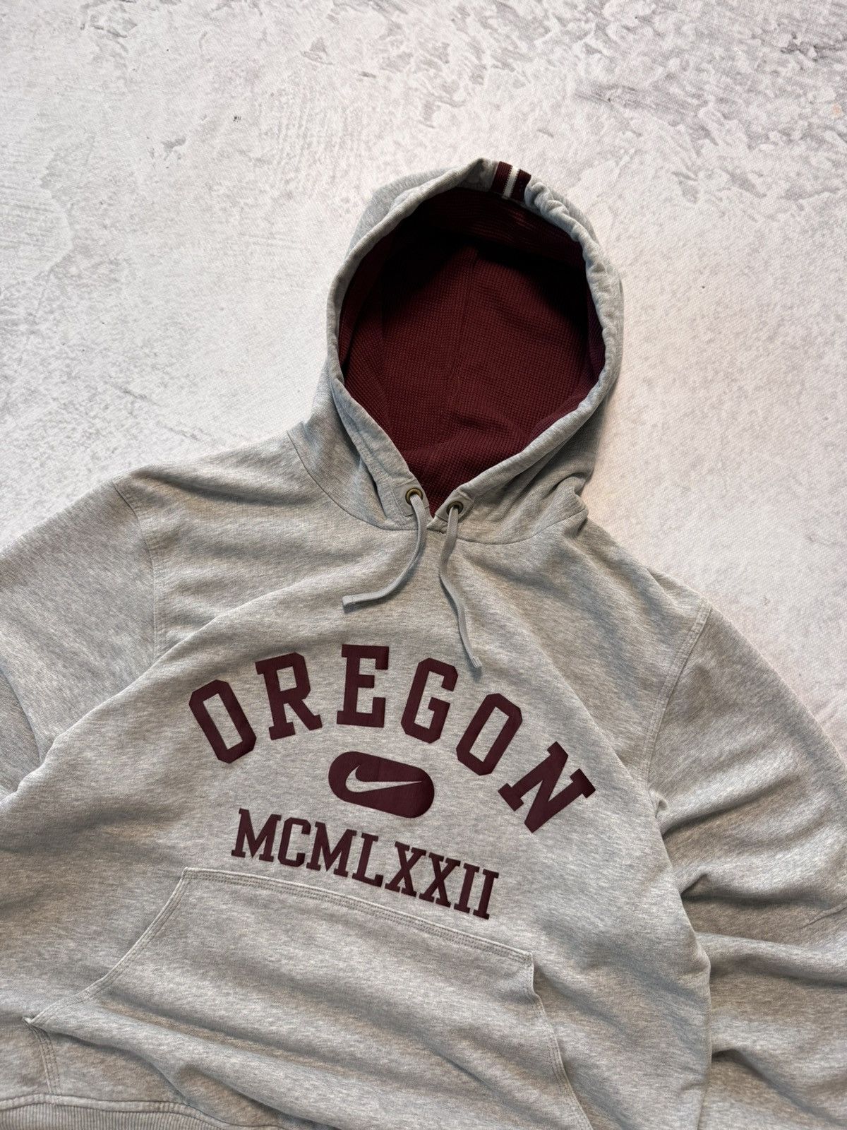 Nike × Vintage 00s Nike Vintage Oregon Center Swoosh Oversize Hoodie Y2K Size US M / EU 48-50 / 2 - 2 Thumbnail
