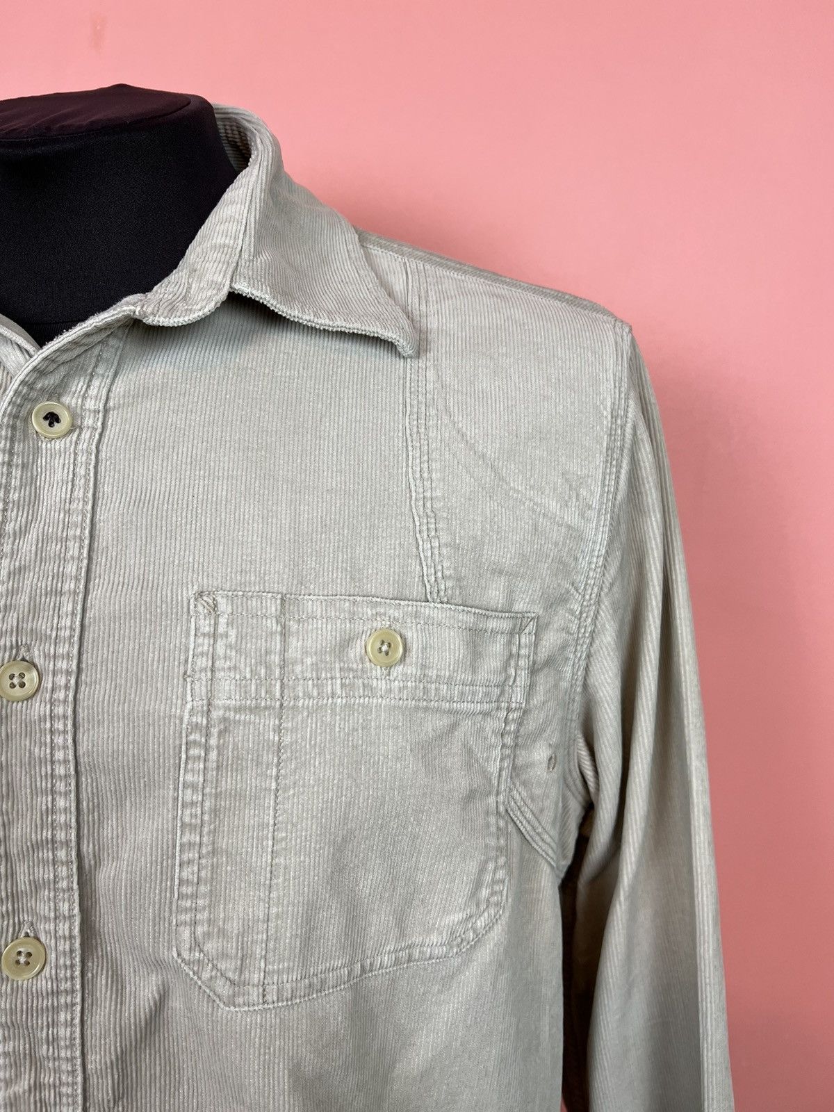 Nigel Cabourn Nigel Cabourn uutility shirt velvet shirt button ups rare Size US M / EU 48-50 / 2 - 2 Thumbnail
